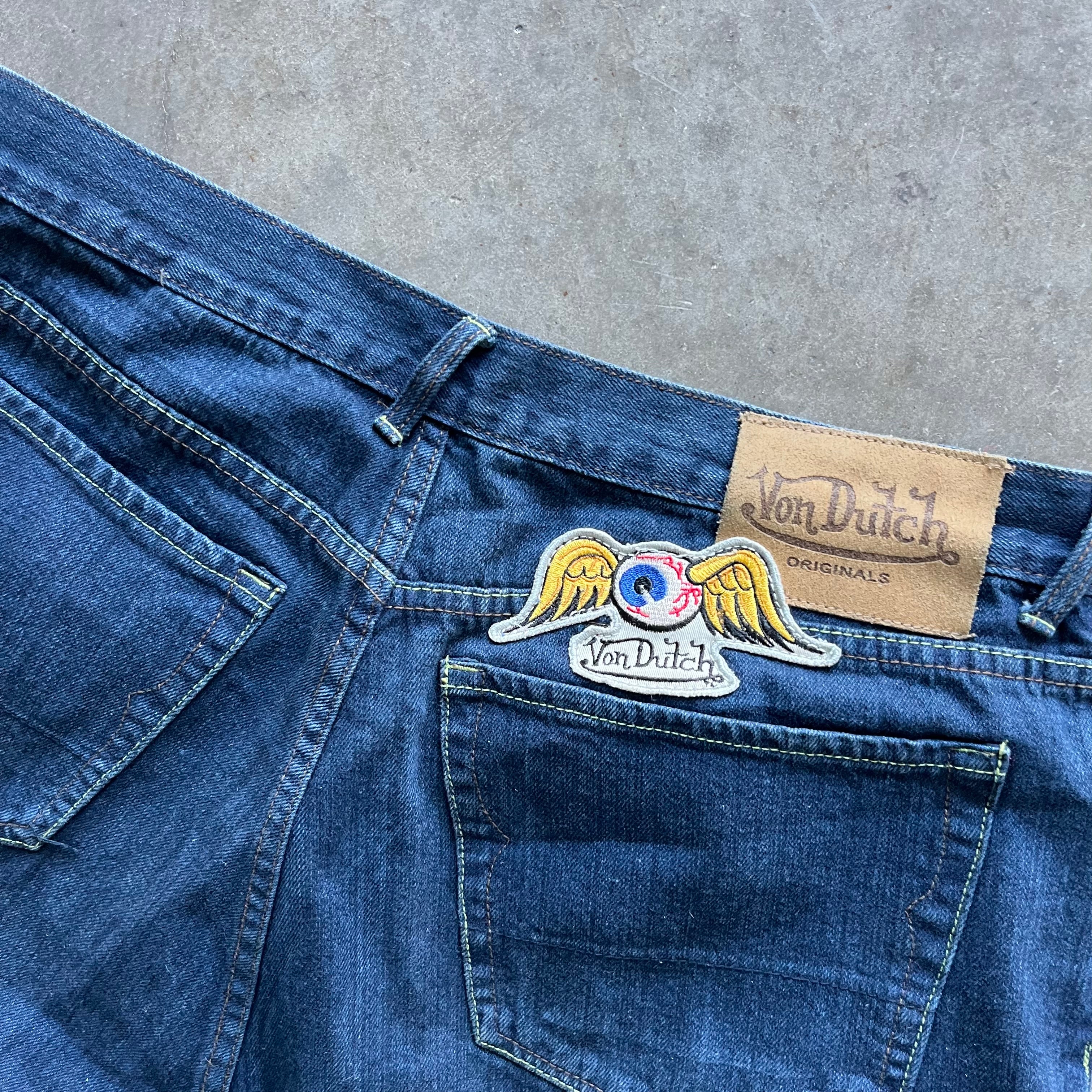 36w Y2K Von Dutch Jorts