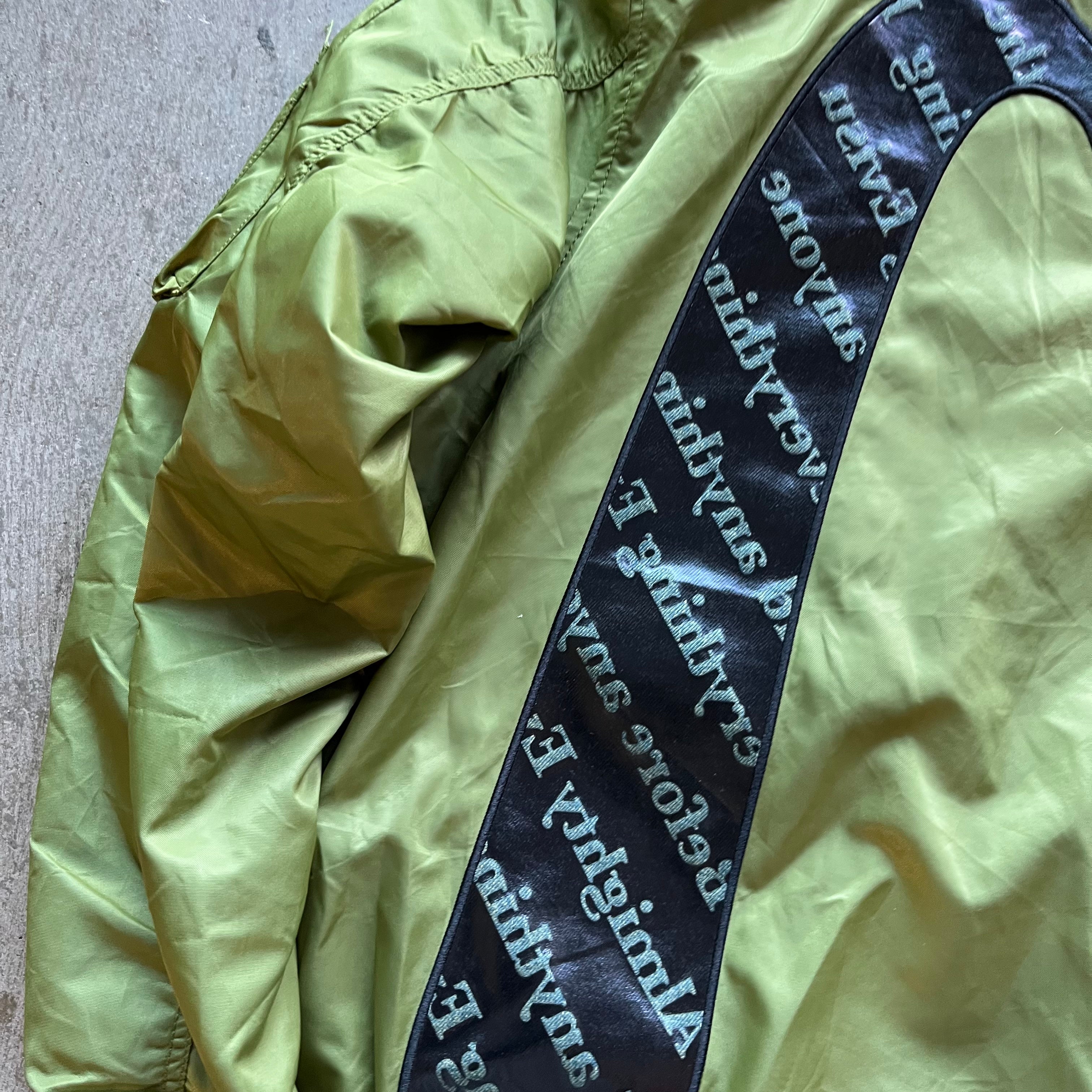 L Olive Evisu Full Zip Bomber