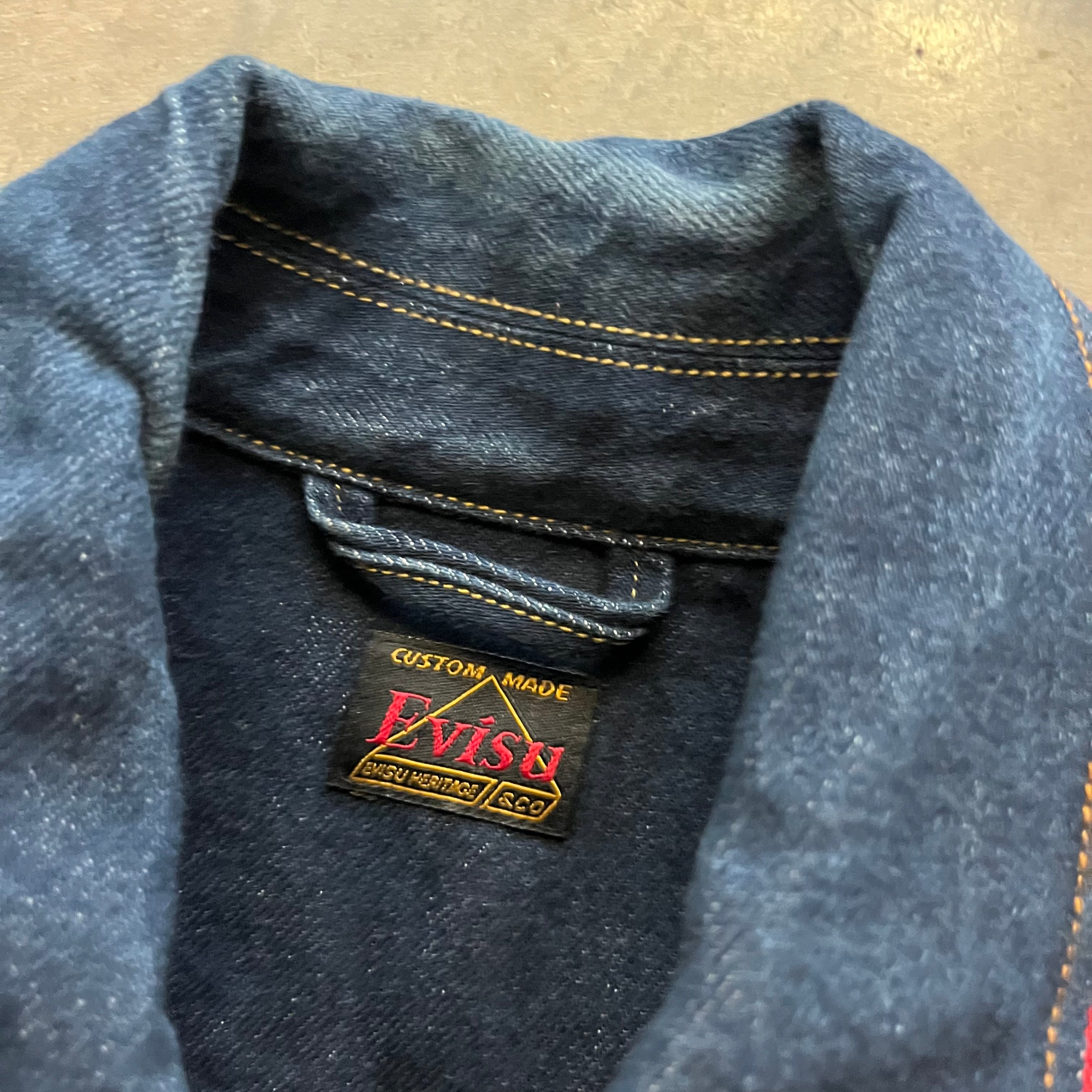 L 00s Tiger Embroidered Evisu Jacket