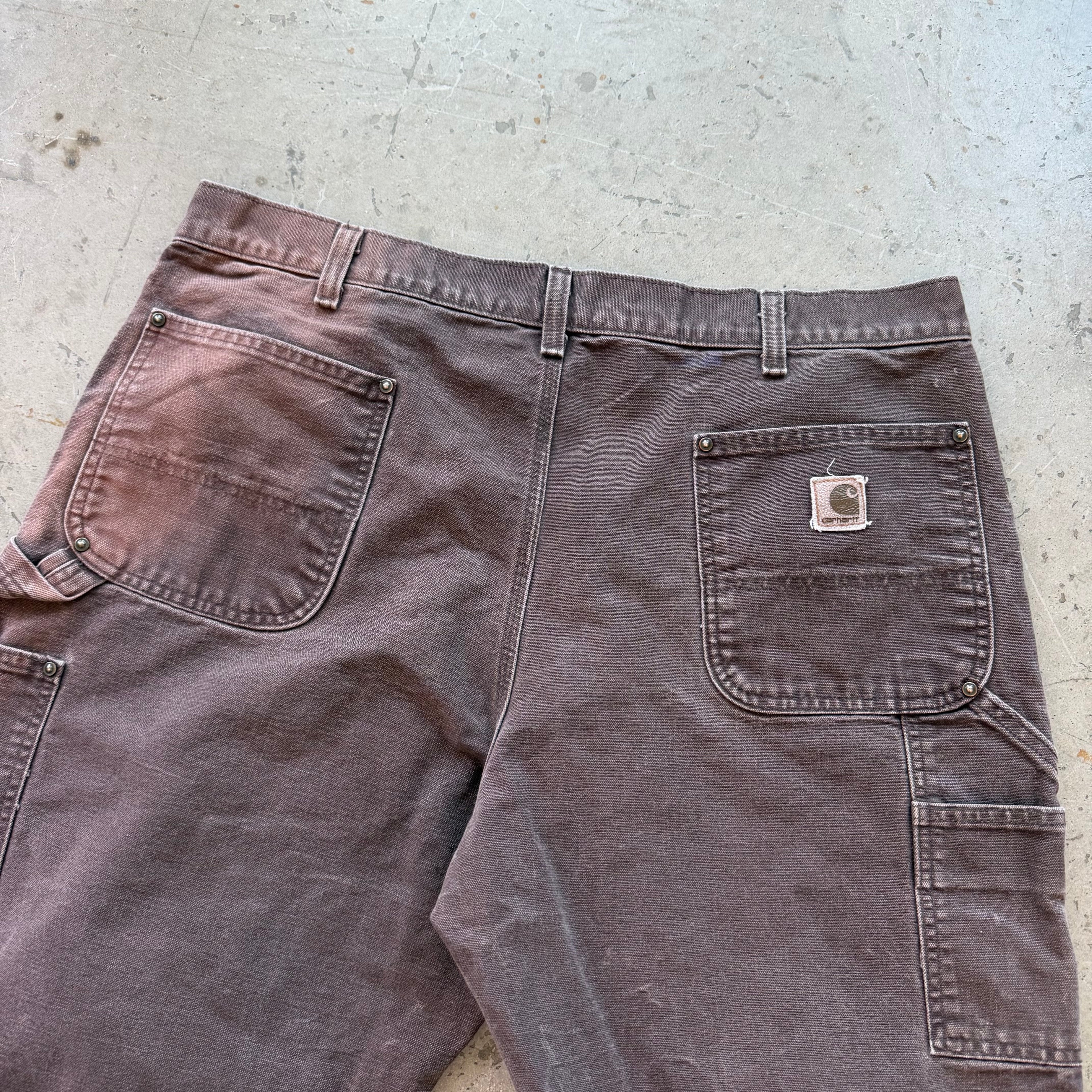 38x32 Faded Carhartt Double Knees