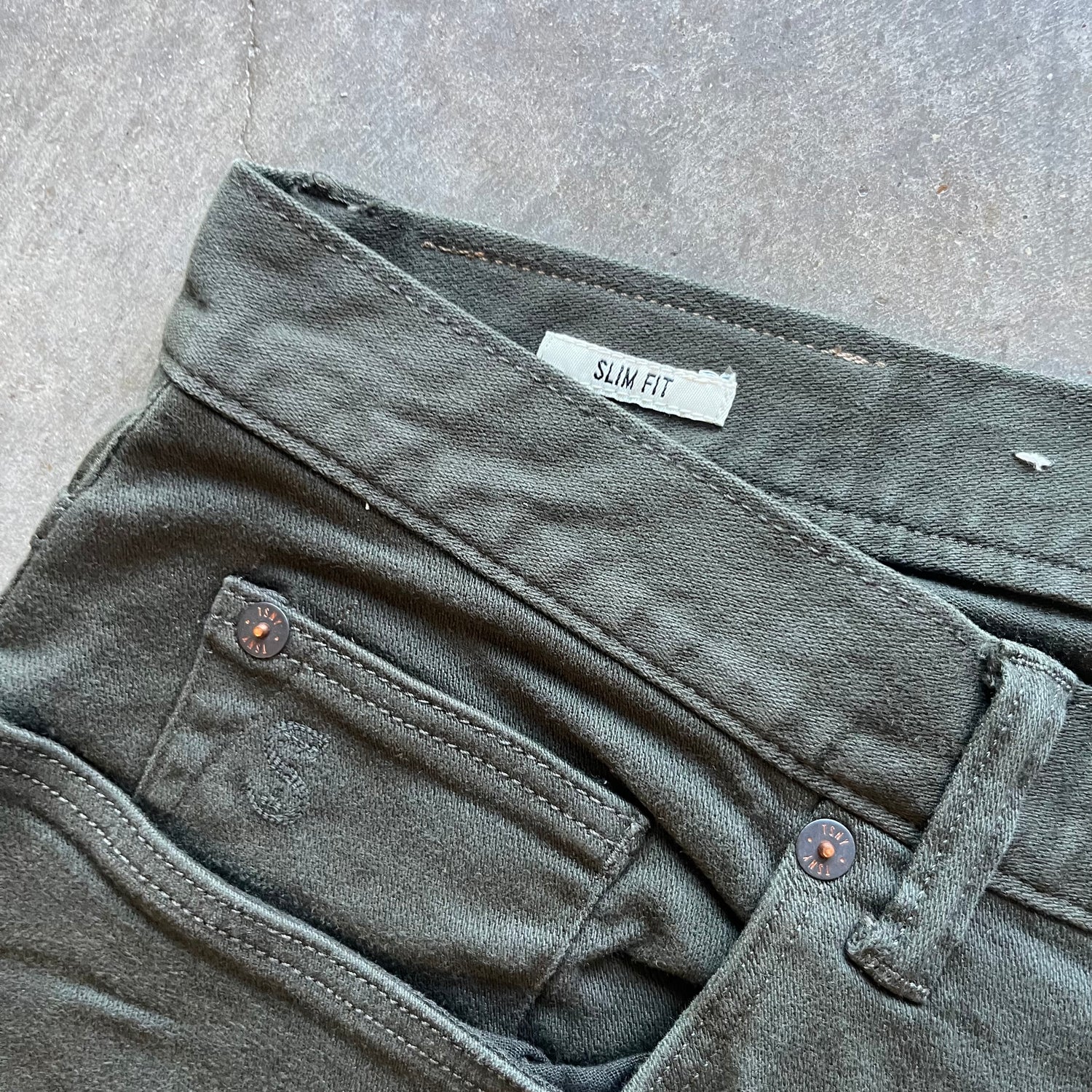 36x32 Olive Todd Snyder Pants