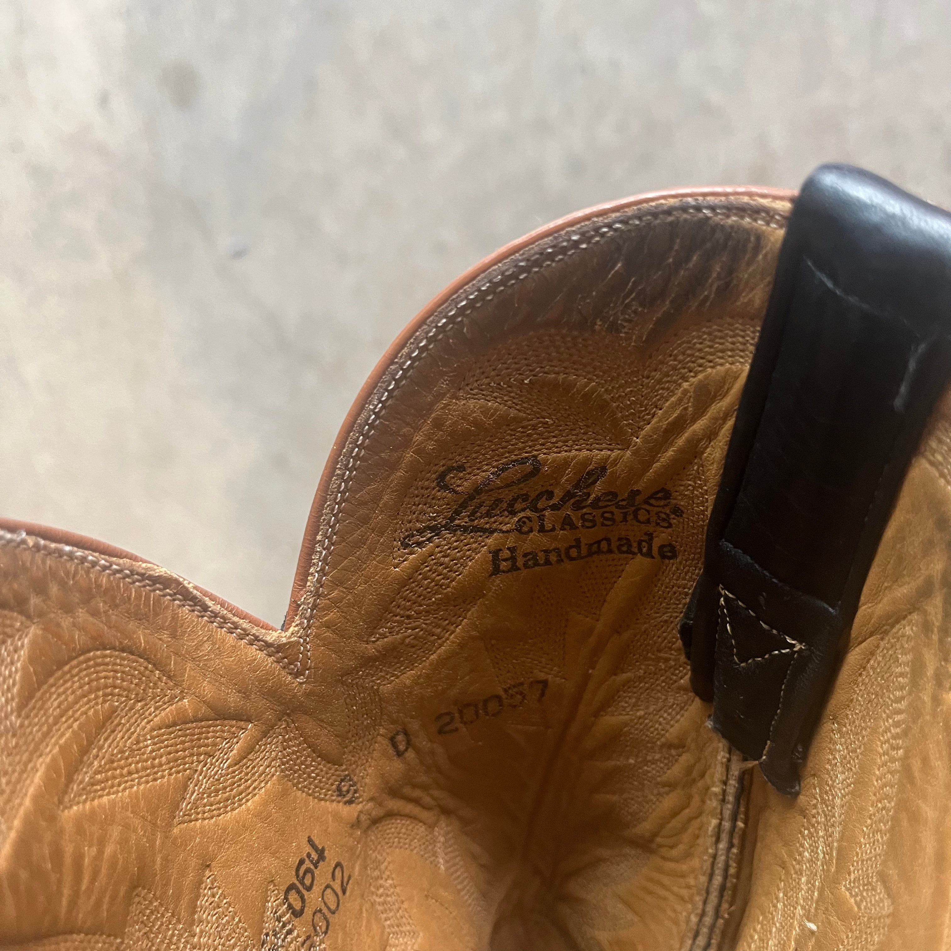 9 Used Vintage Lucchese Boots