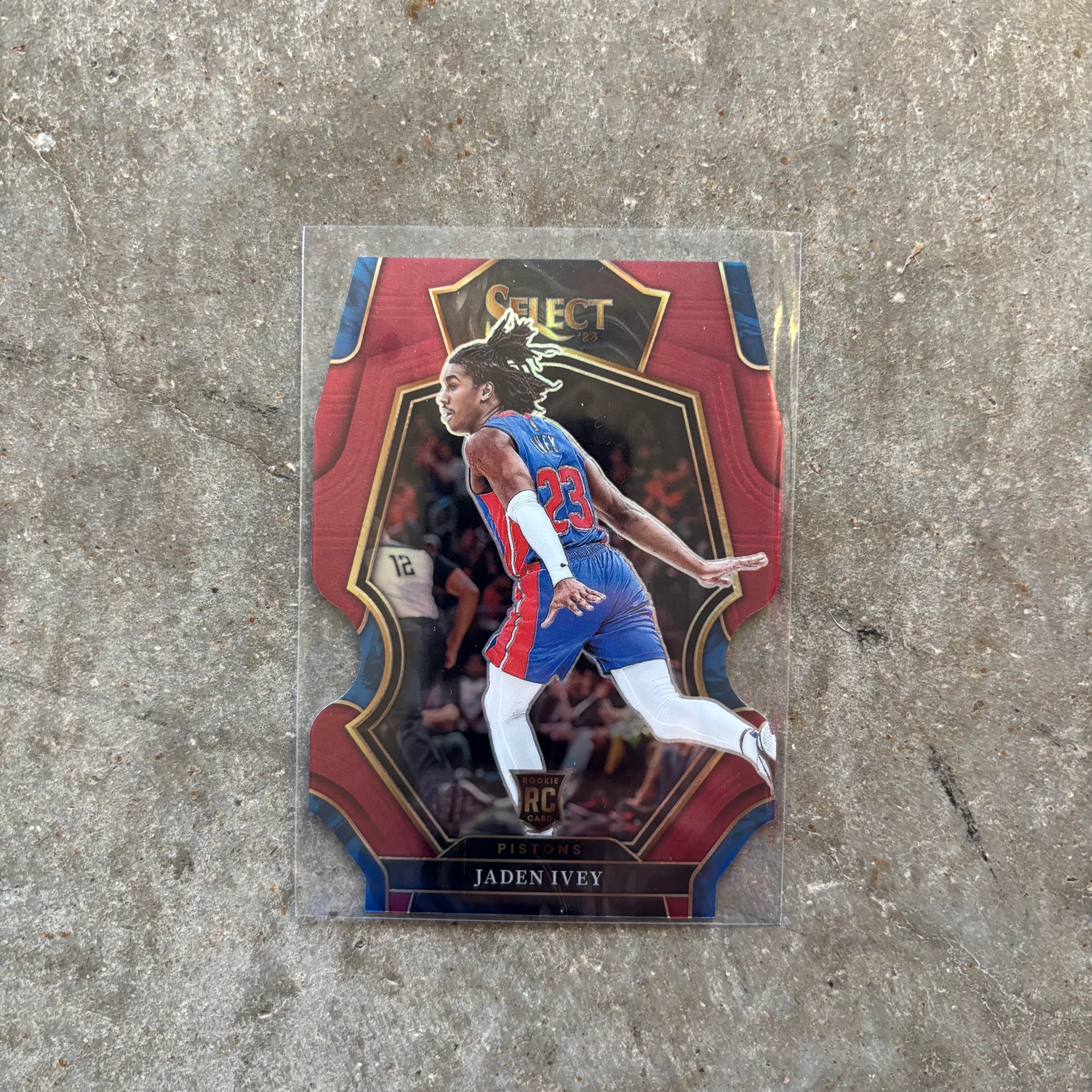 Jaden Ivey 2022 Panini Select Maroon Prizm Die-Cut 23/175