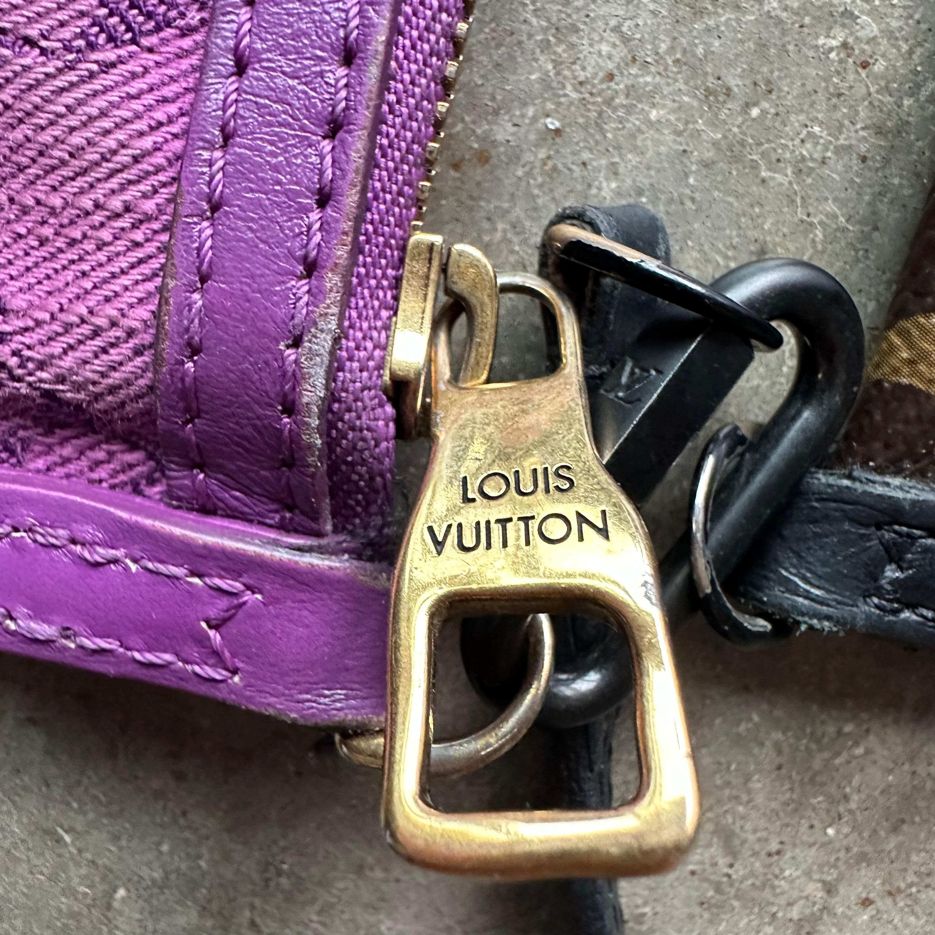 LV Monogram Double Flat Messenger Bag