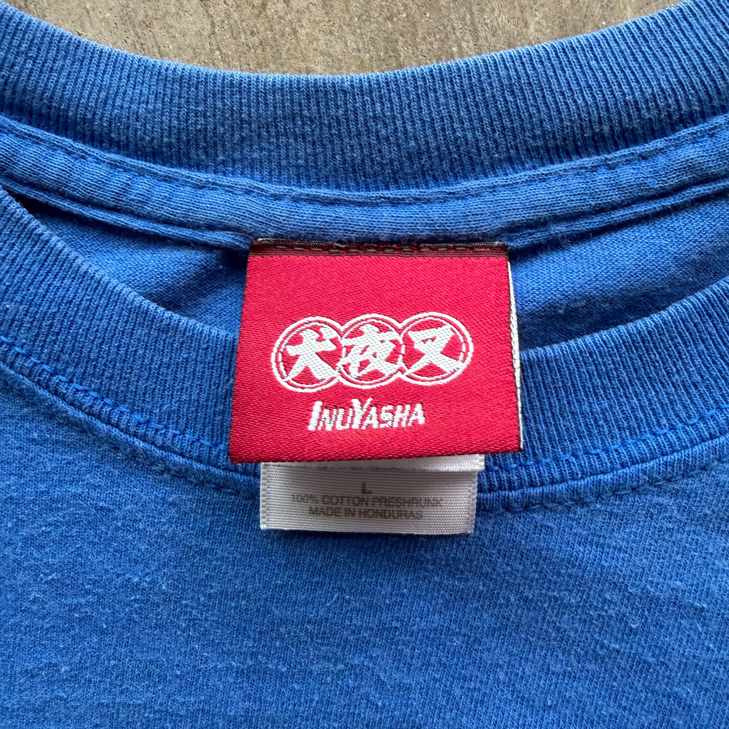 L Vintage Inuyasha Anime Tee