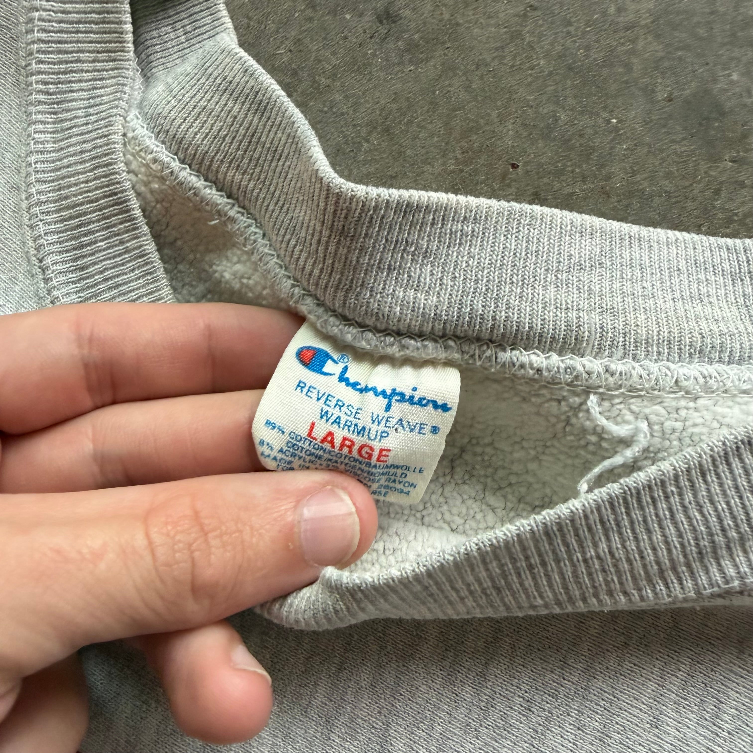 L 80s Texas Tech Old English Champion Reverse Weave