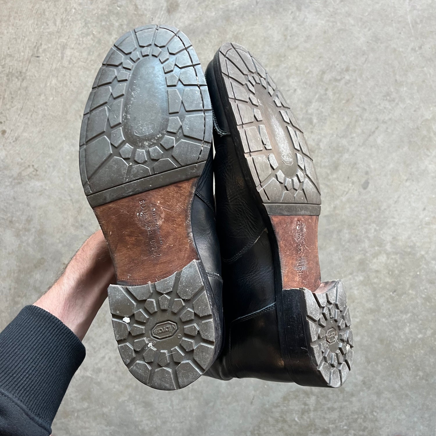 11.5 Used Leather John Varvatos Boots