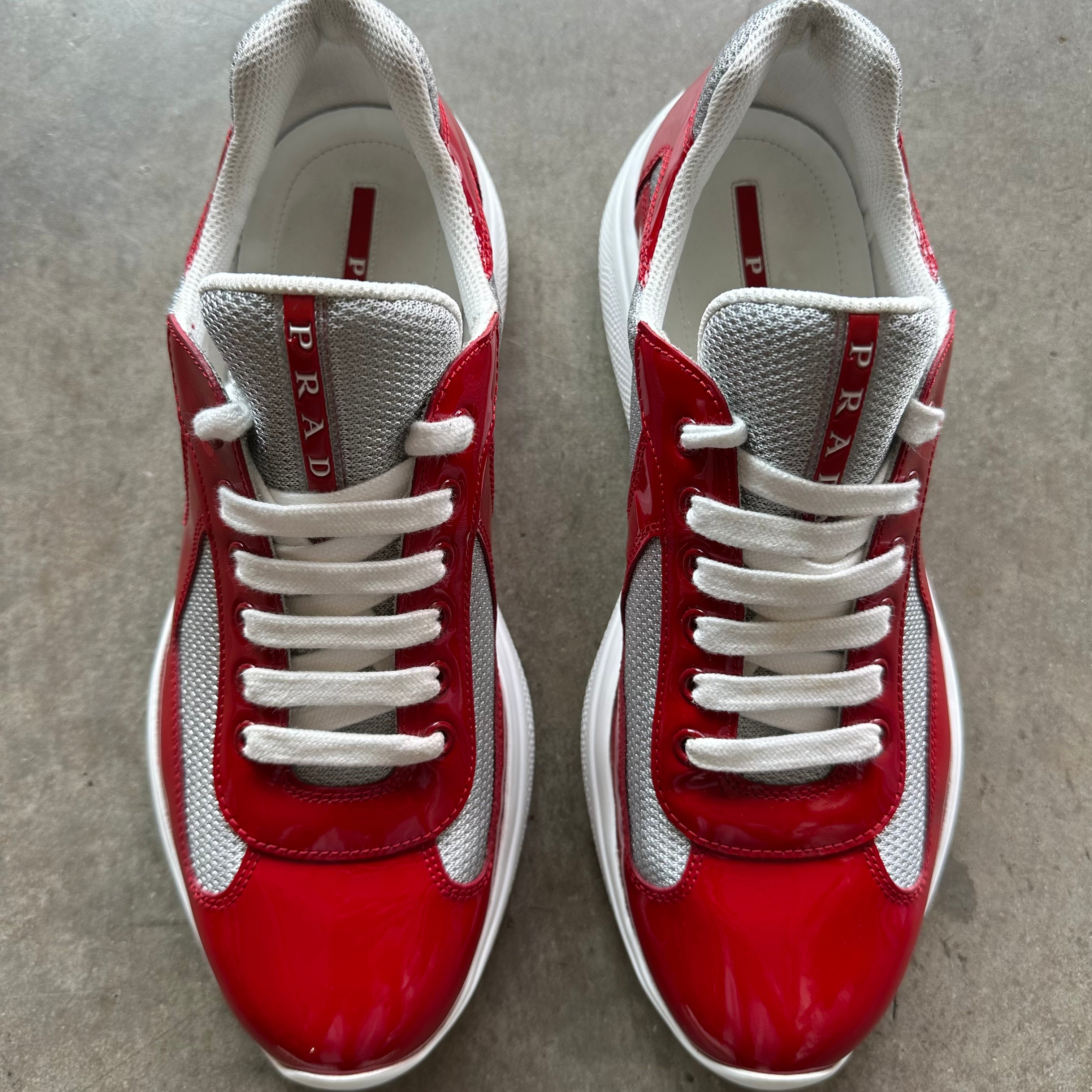 10 Used Red/White Prada Cup