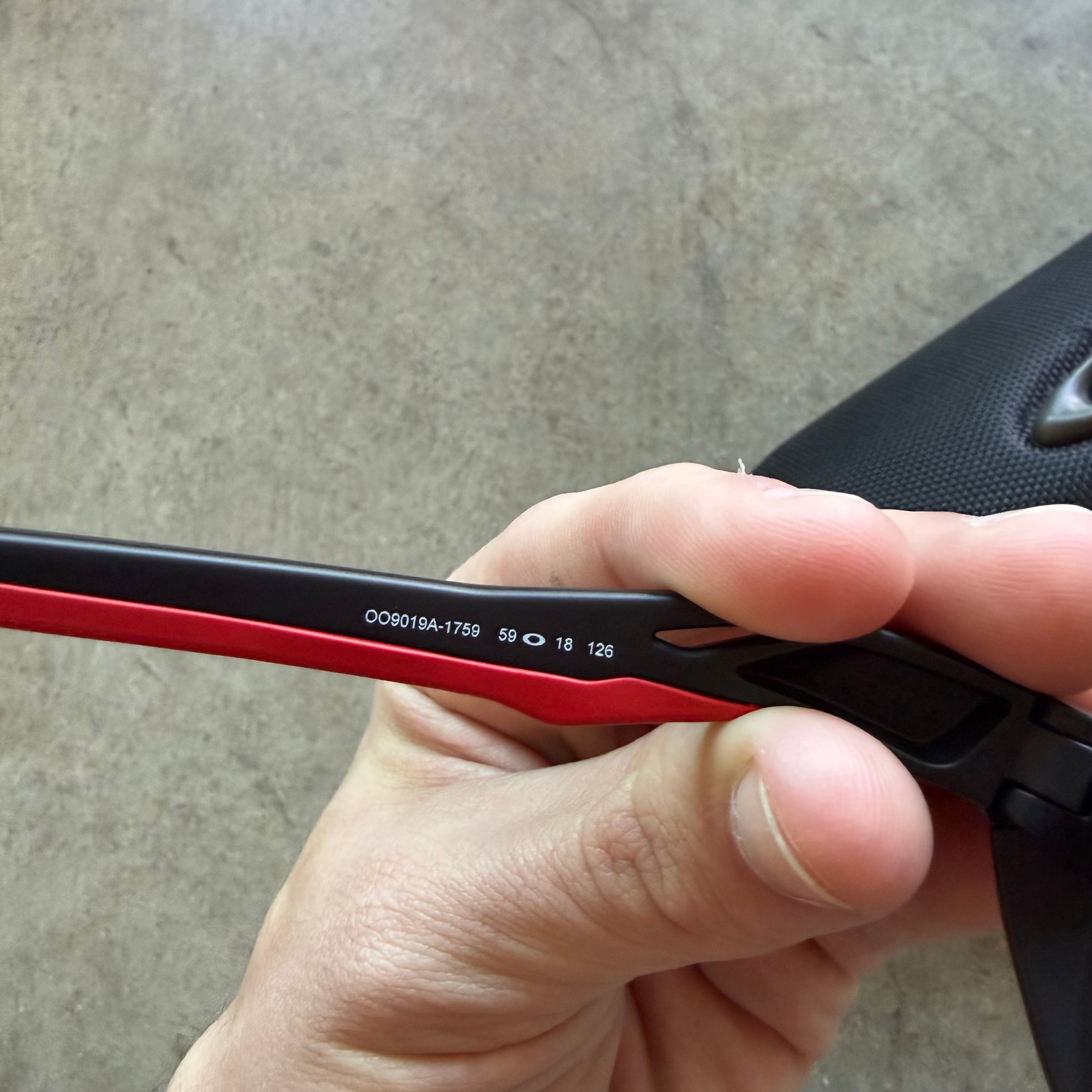 Matte Black Oakley Plazma Frames