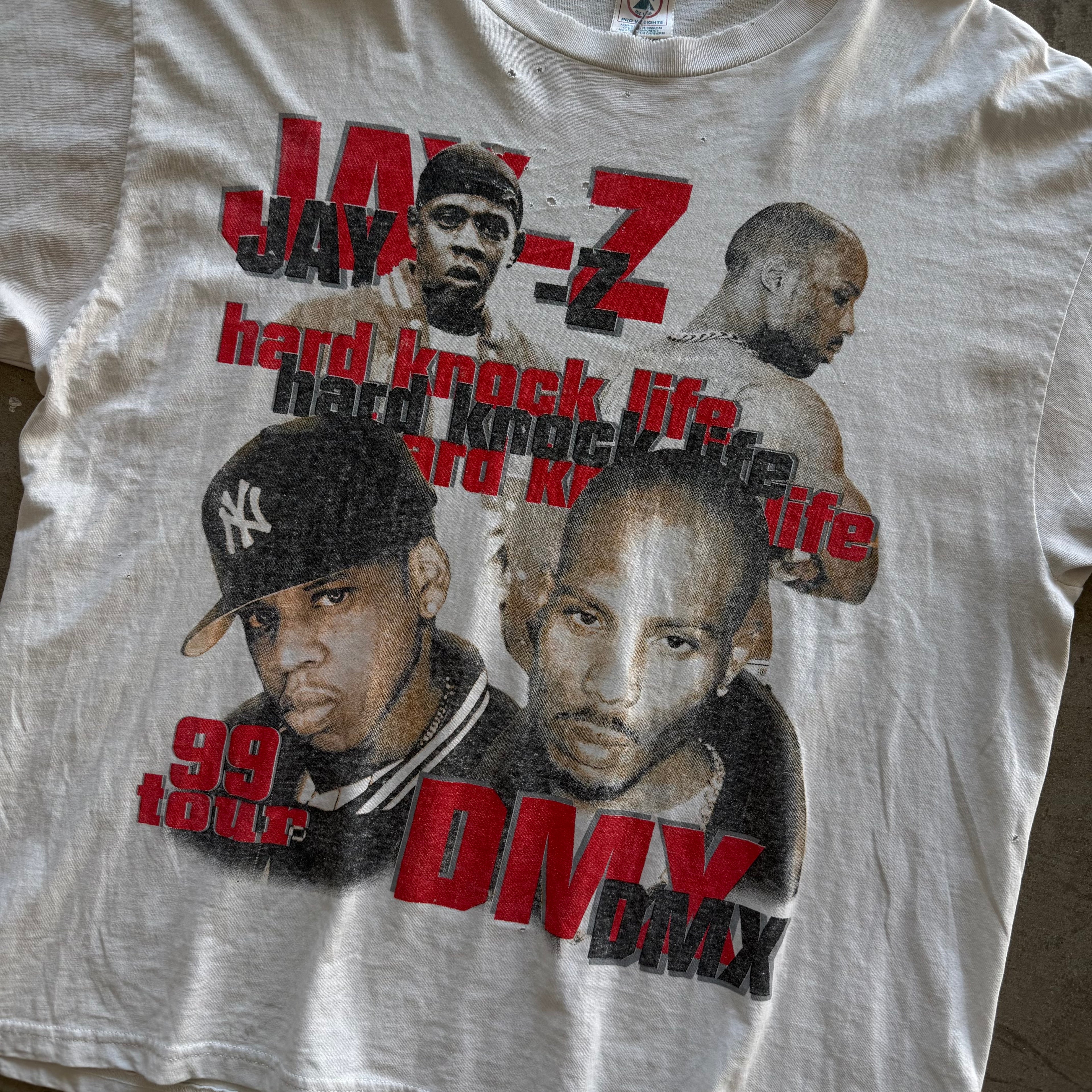 XL Jay Z DMX Hard Knocks Rap Tee