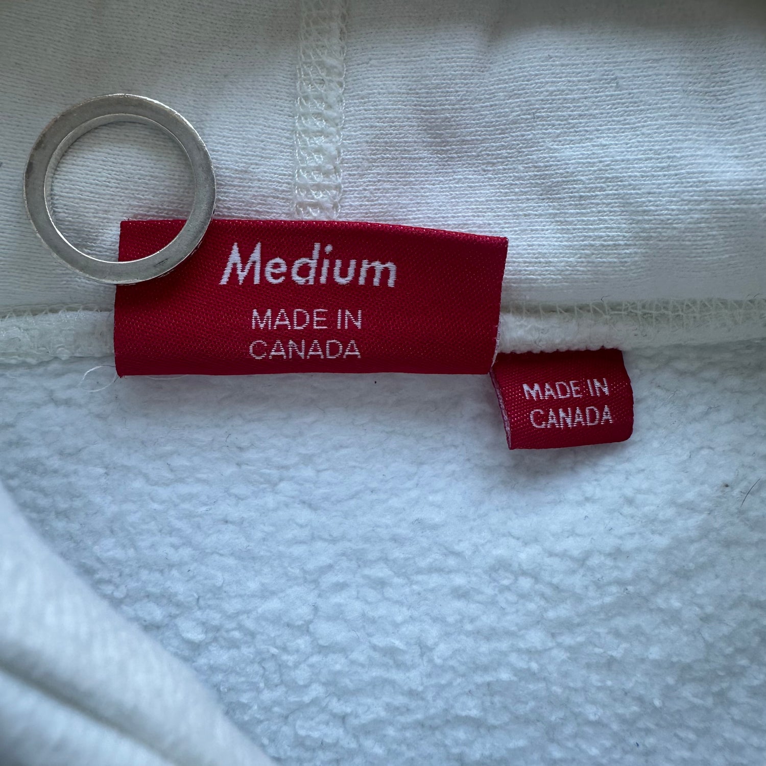 M Supreme Box Logo Hoodie White