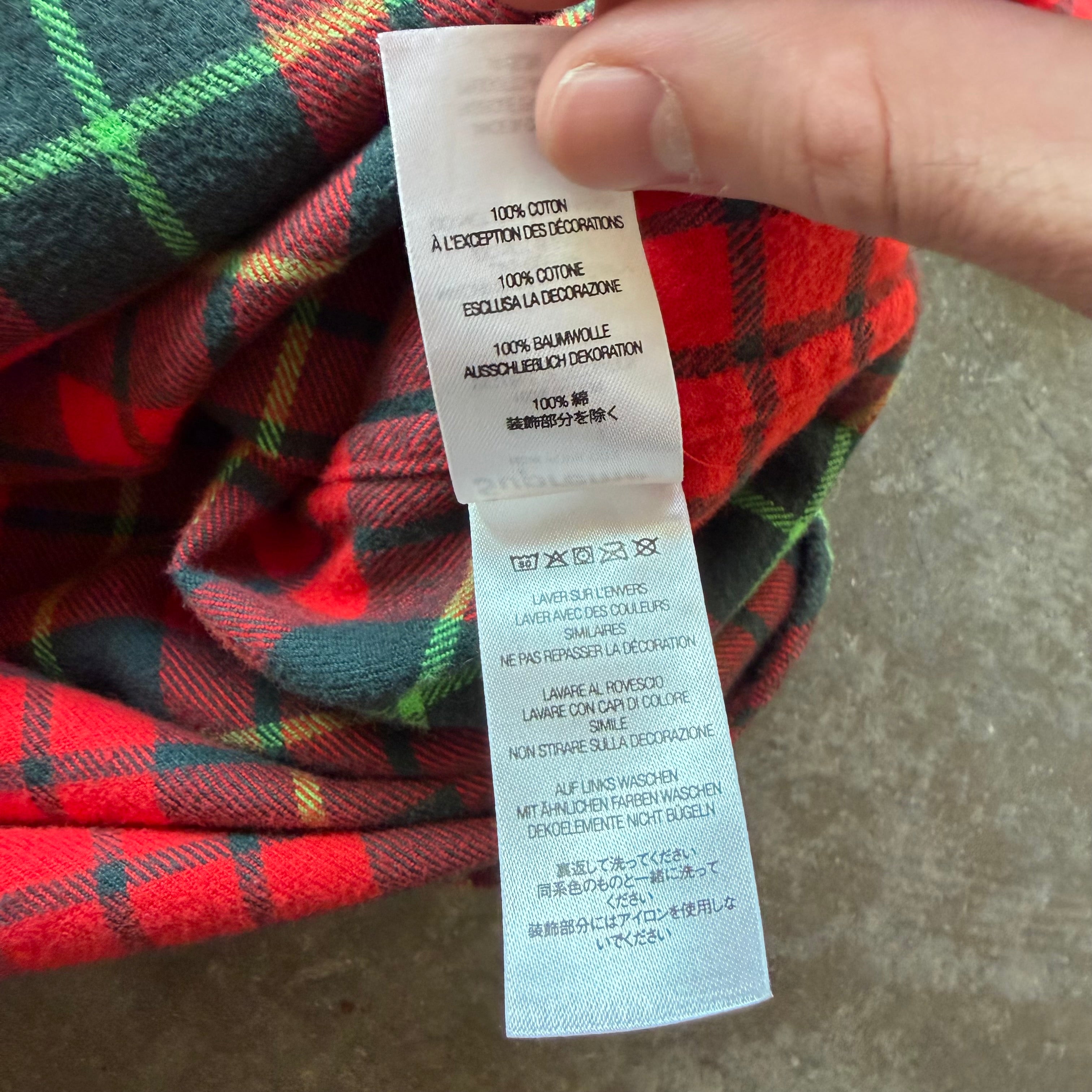 M Supreme Undercover Flannel Shirt