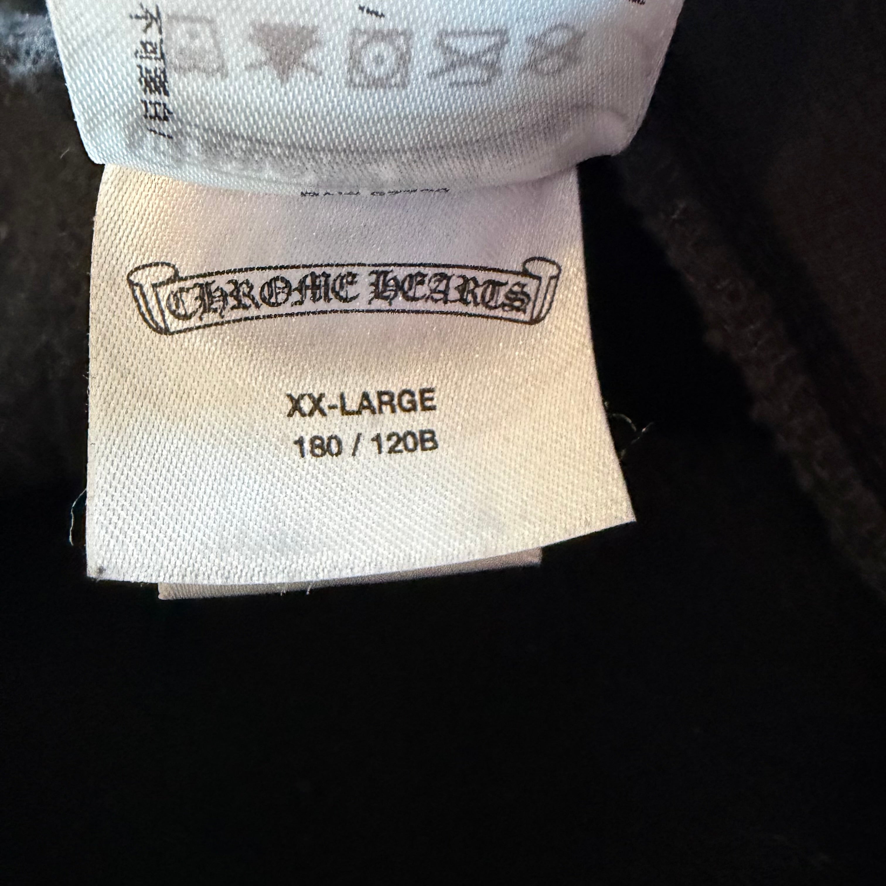 XXL Chrome Hearts Miami Scroll Zipup