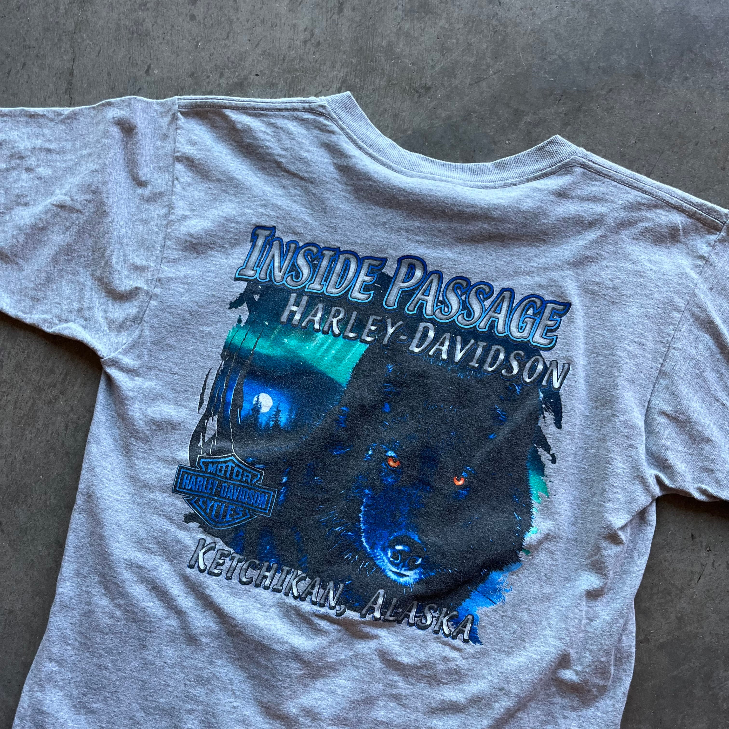 M 00s Alaska Harley Tee