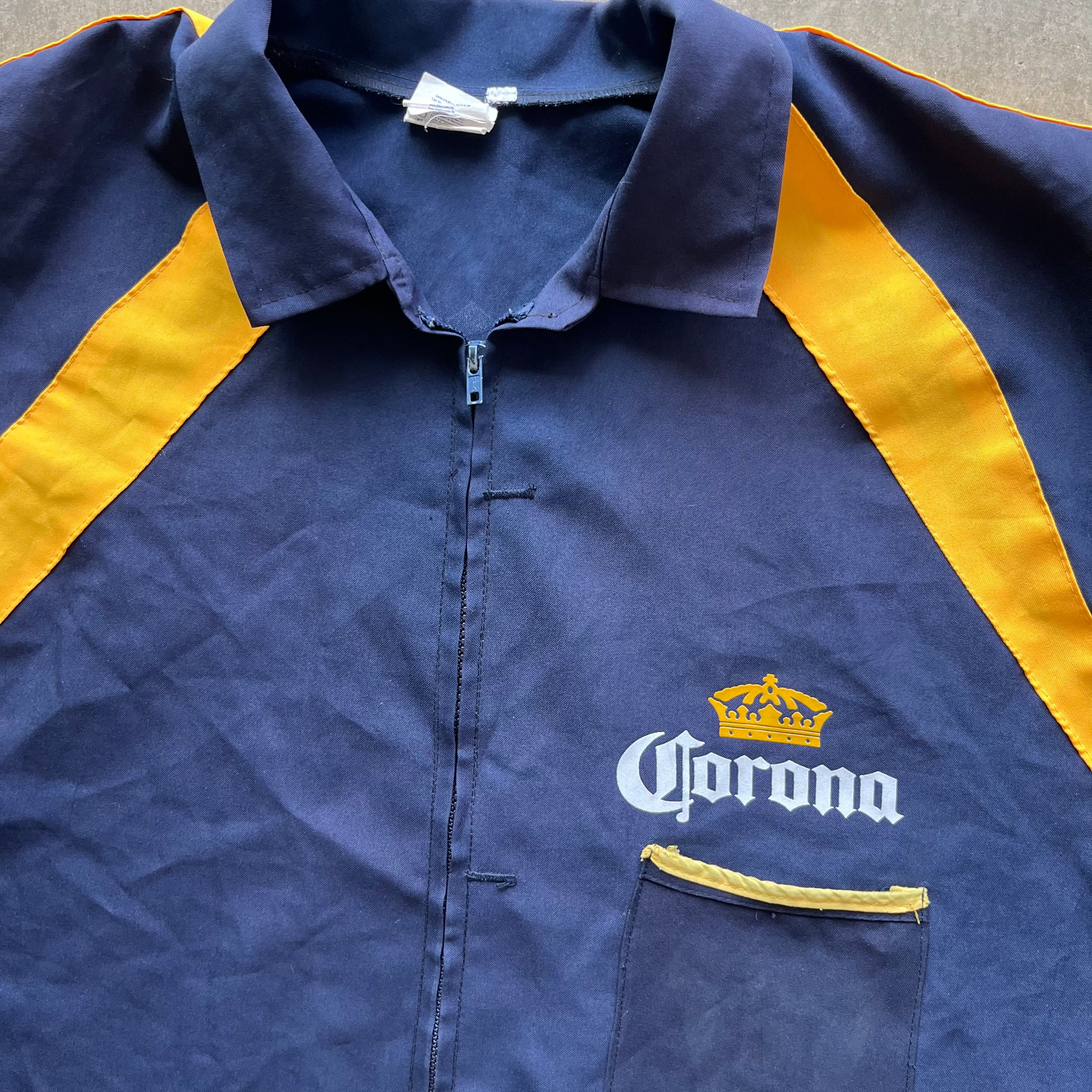 XL Corona Futbol Full Zip Polo