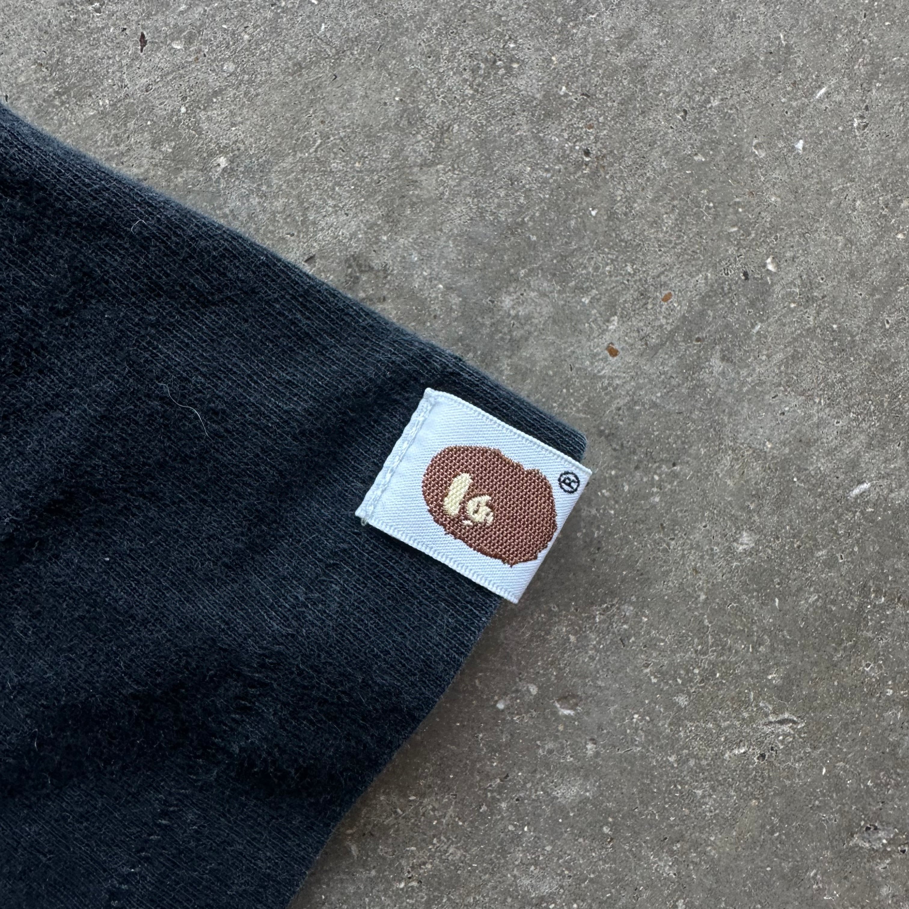 L Bape Zipper Tee
