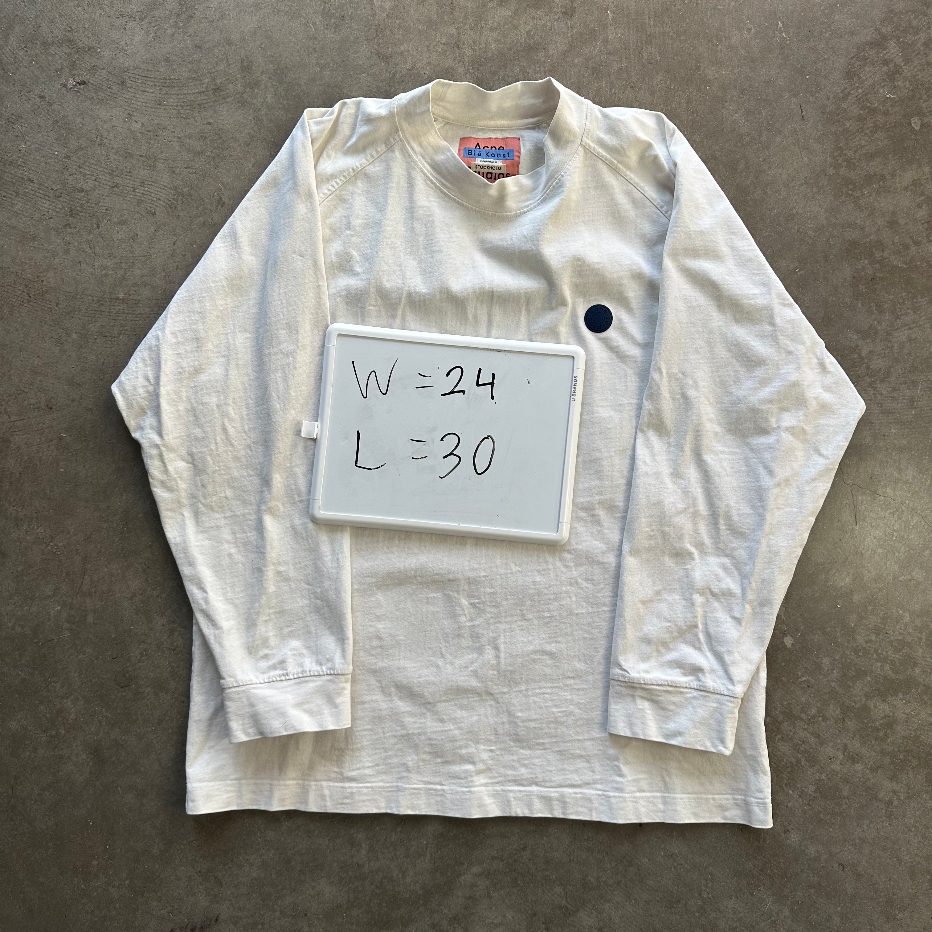 XL Acne Studios White Longsleeve