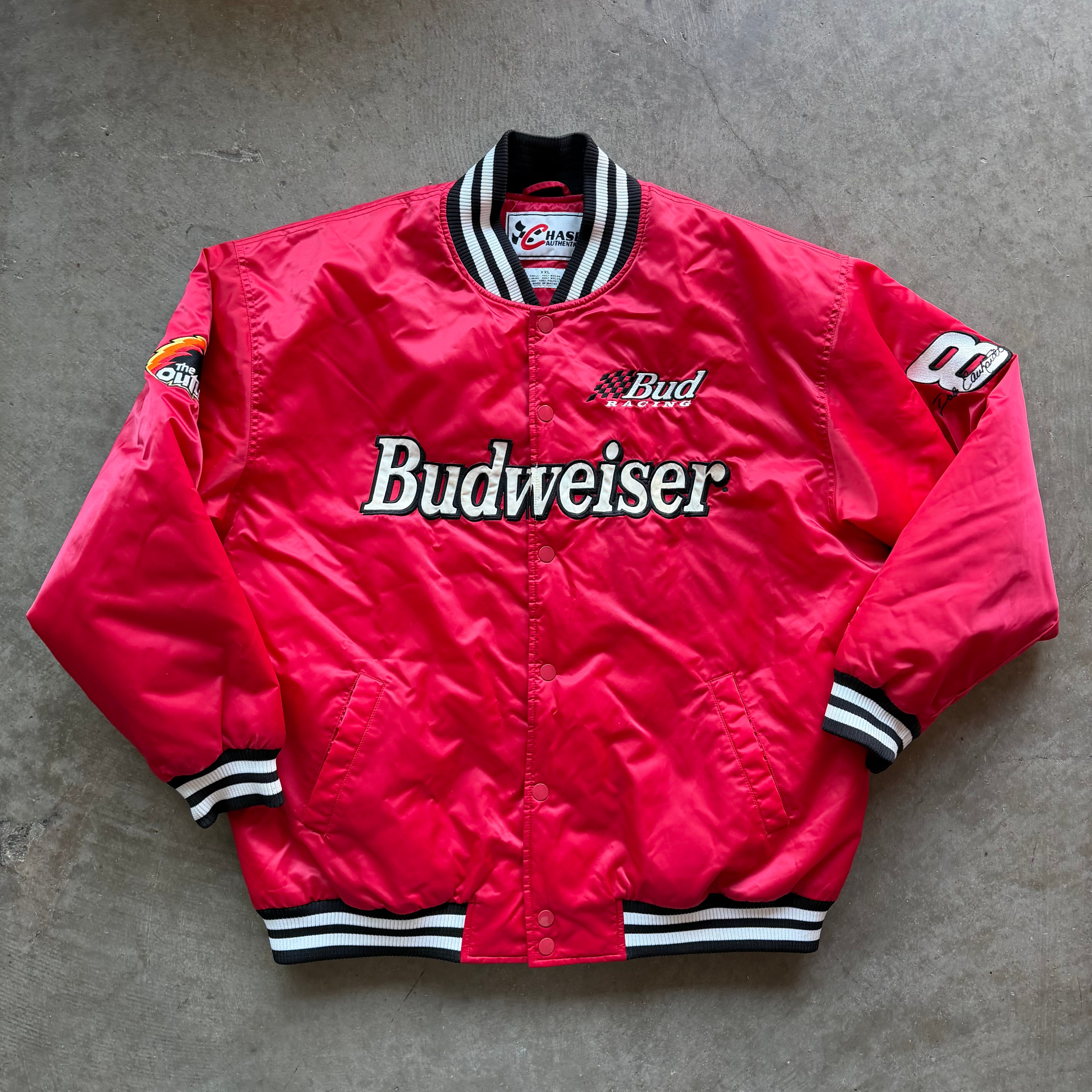 XXL 00s Budweiser Bomber Jacket