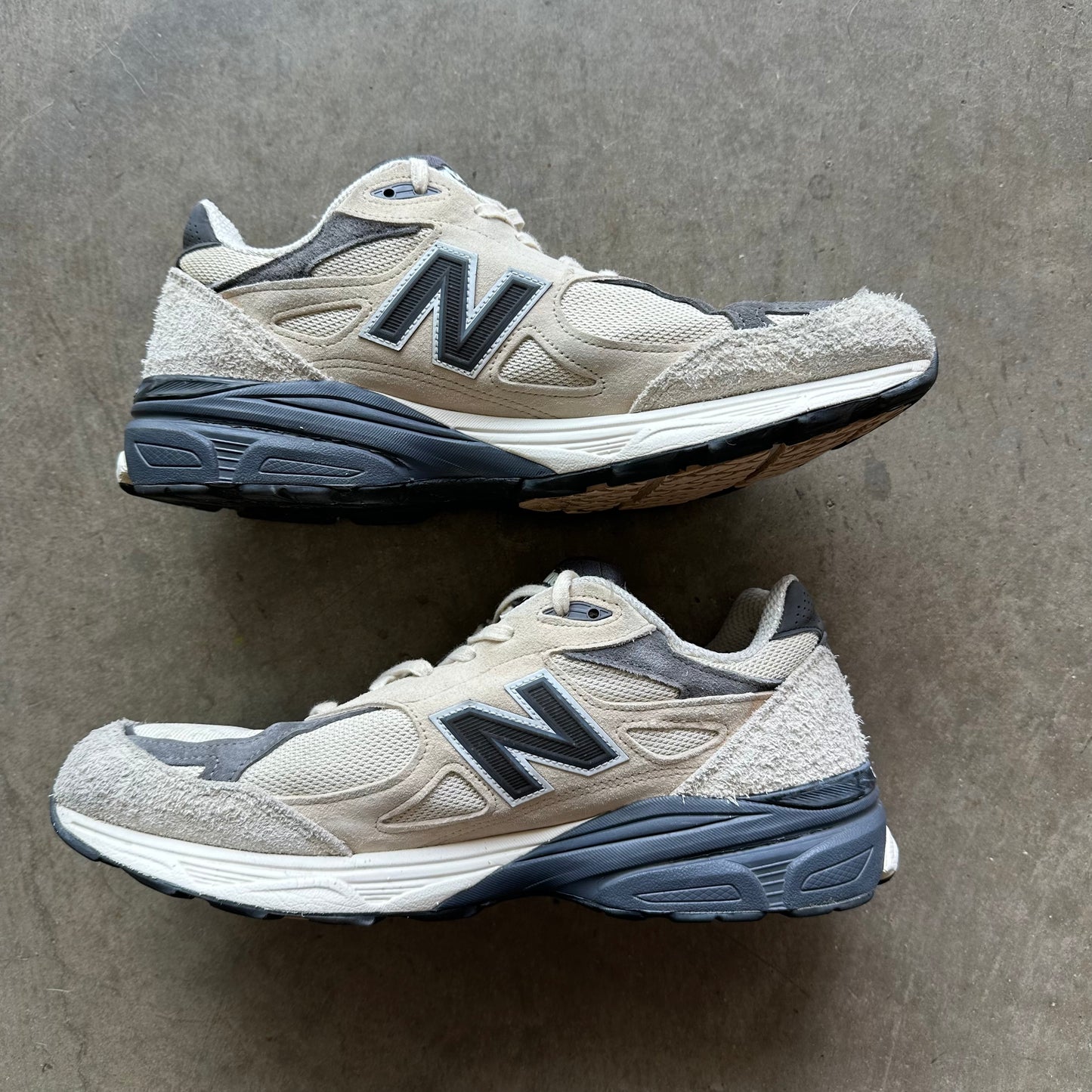 13 Used New Balance 990 V3 Teddy Santis Moonbeam
