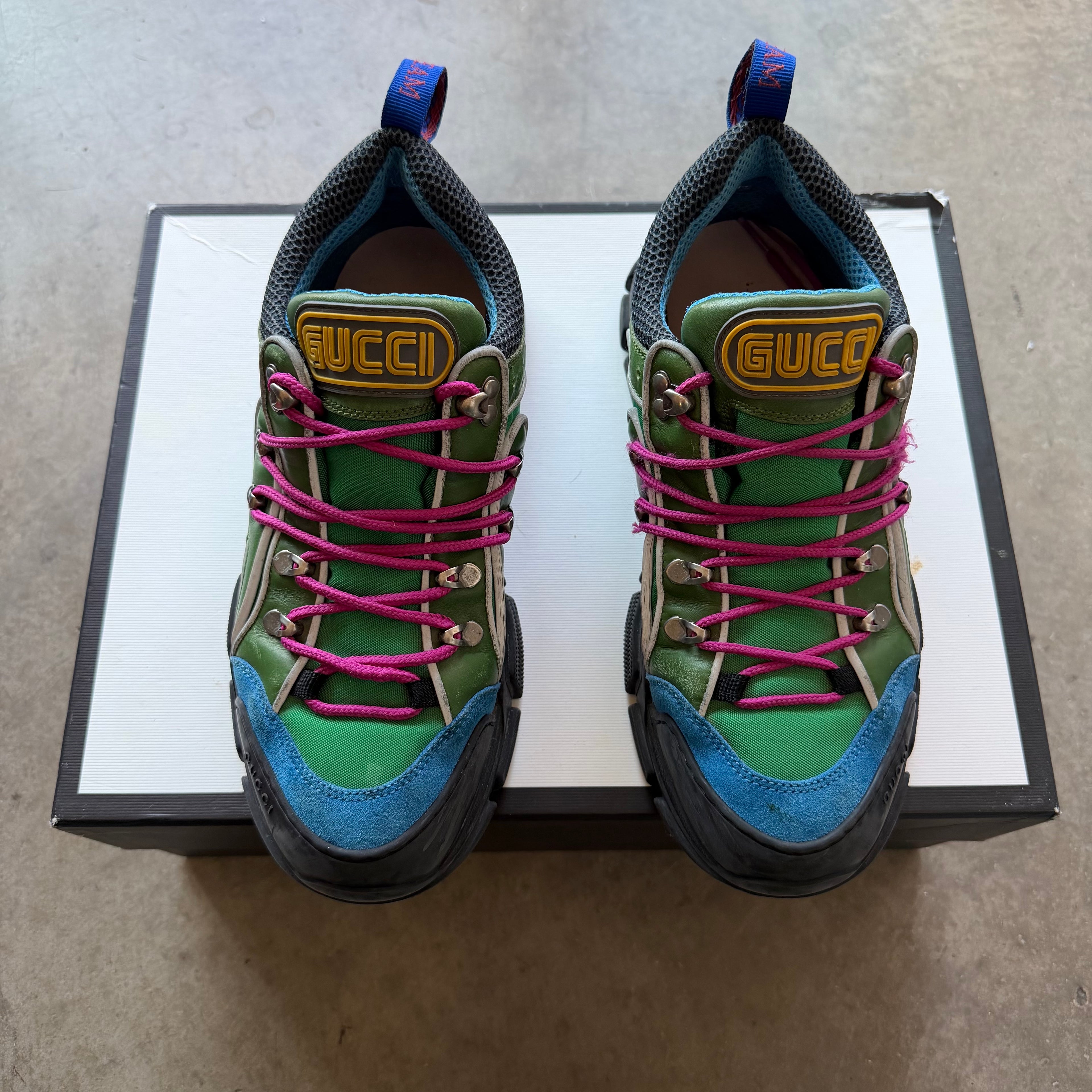 8 Used Gucci Flashtrek Green