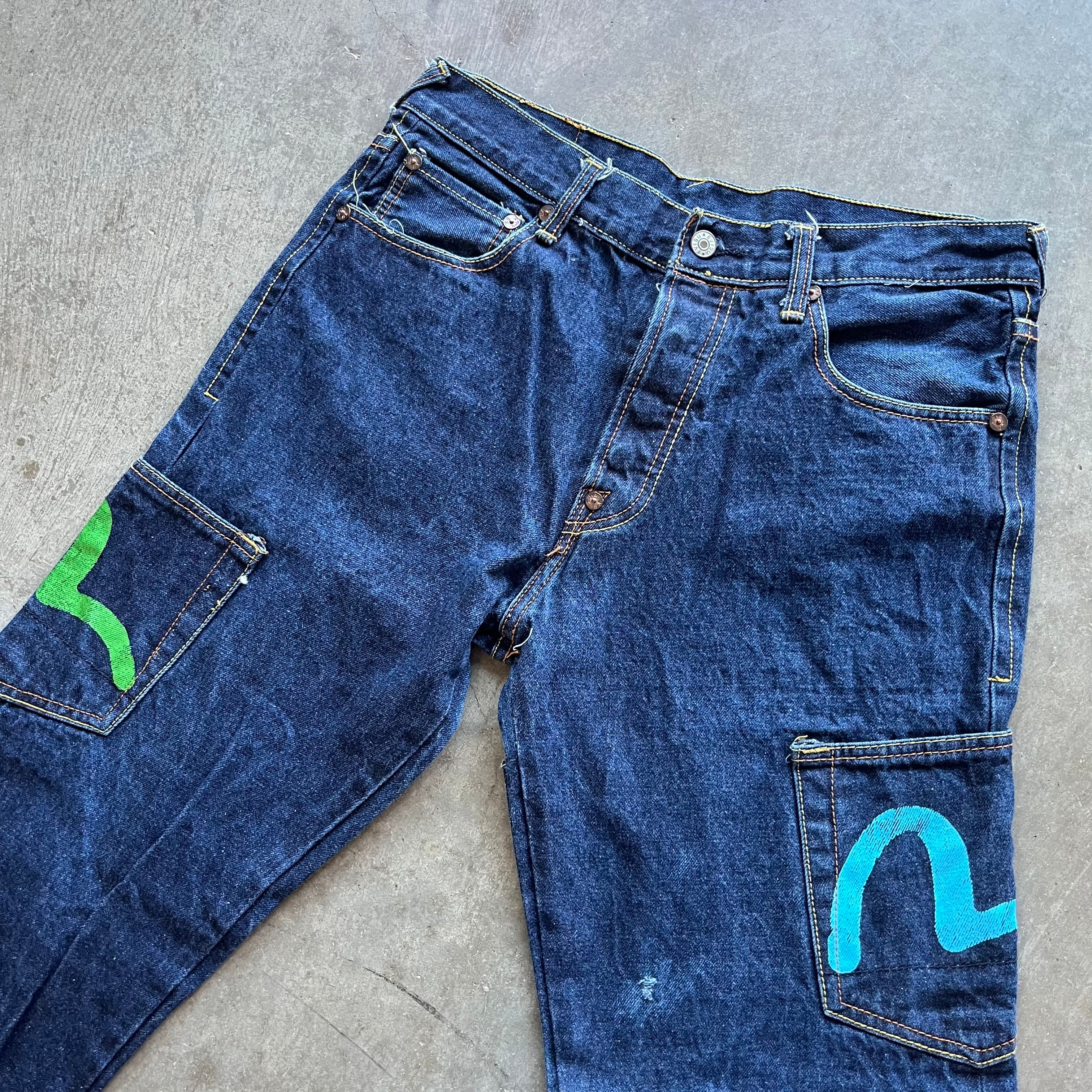 32x32 Evisu Multipocket Jeans