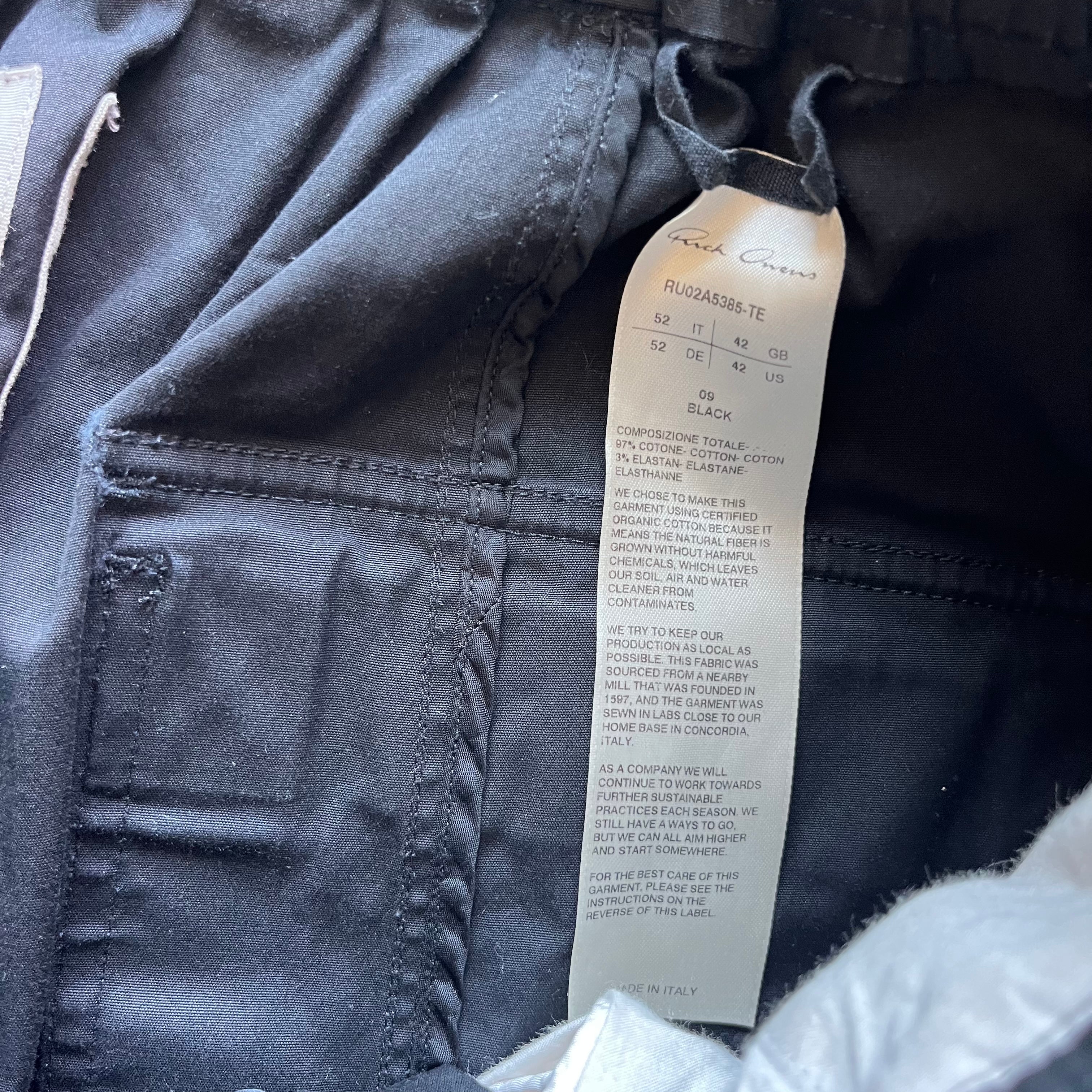 34x26 Rick Owens Drop Crotch Pants