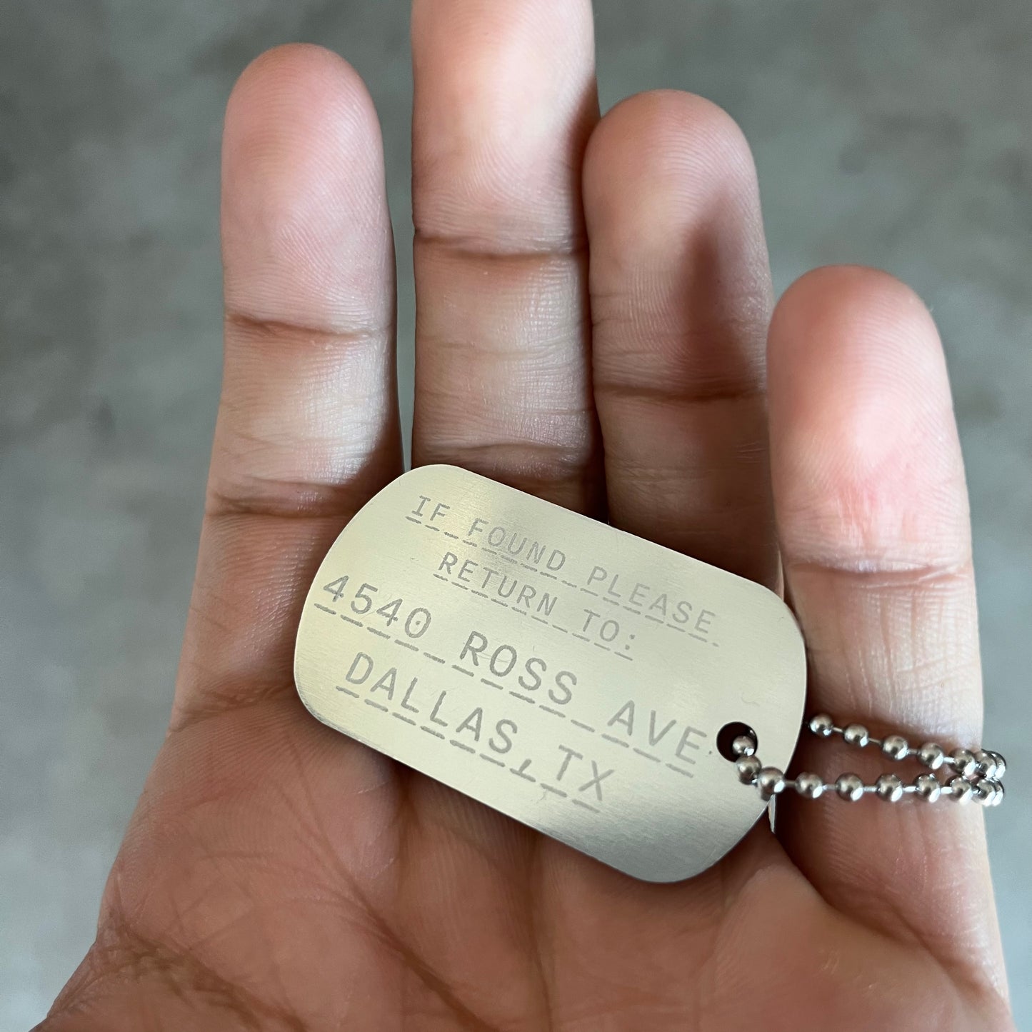Original Clutch Dog Tag