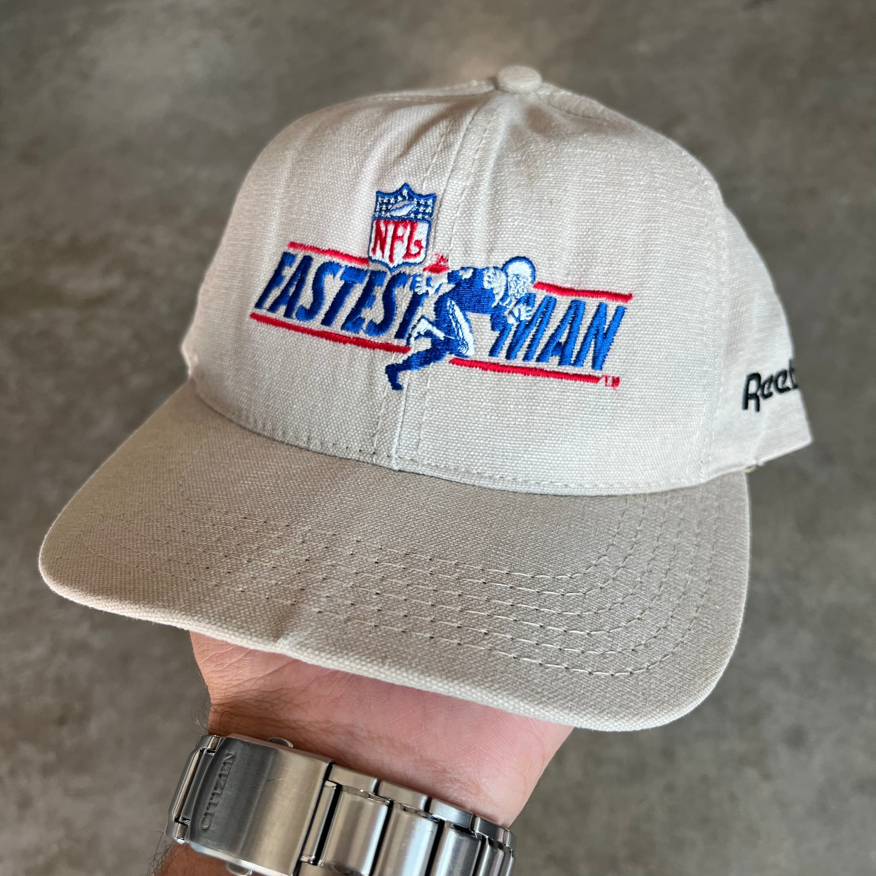 90s NFL Fastest Man Strapback Hat