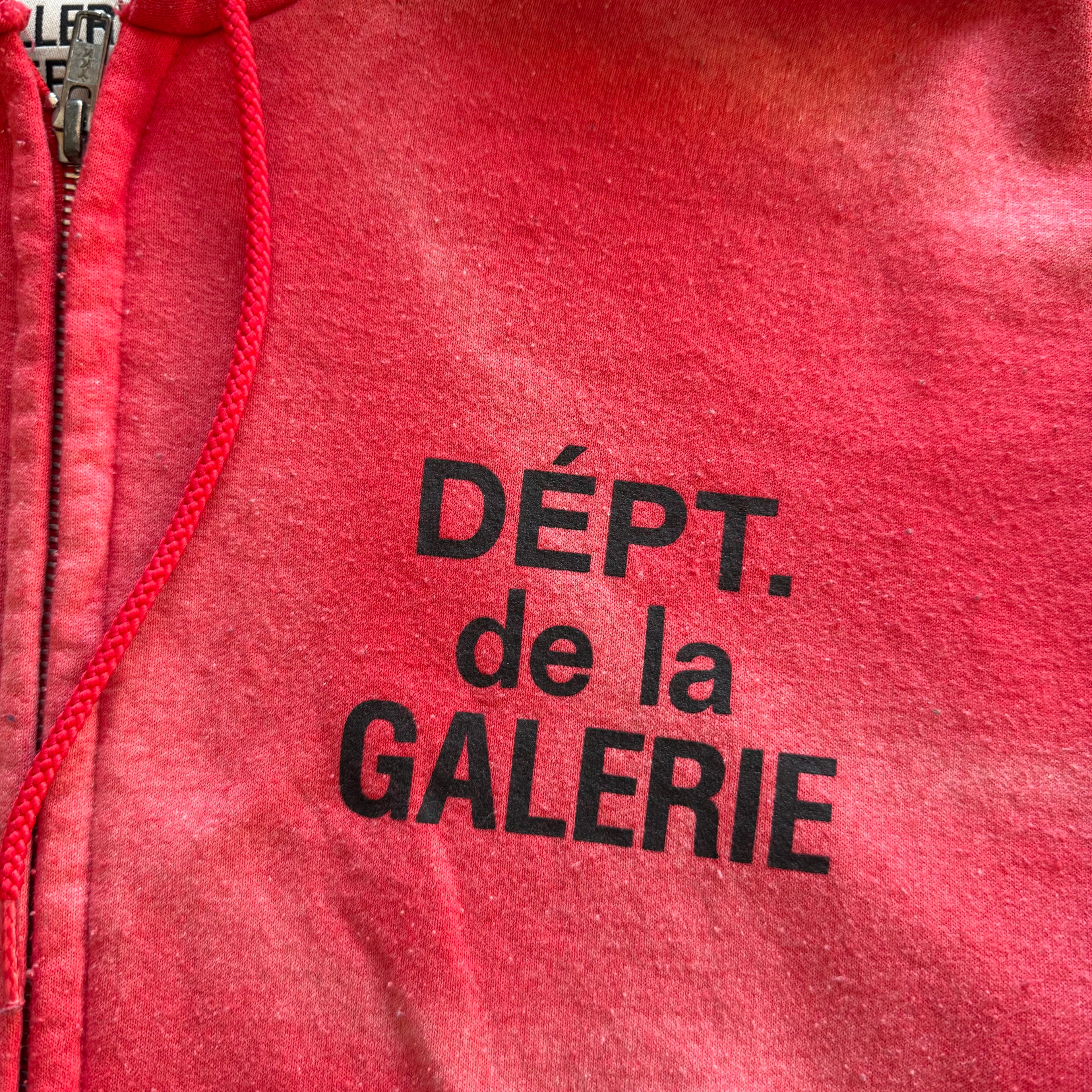 S Gallery Dept Red Zipup Jacket