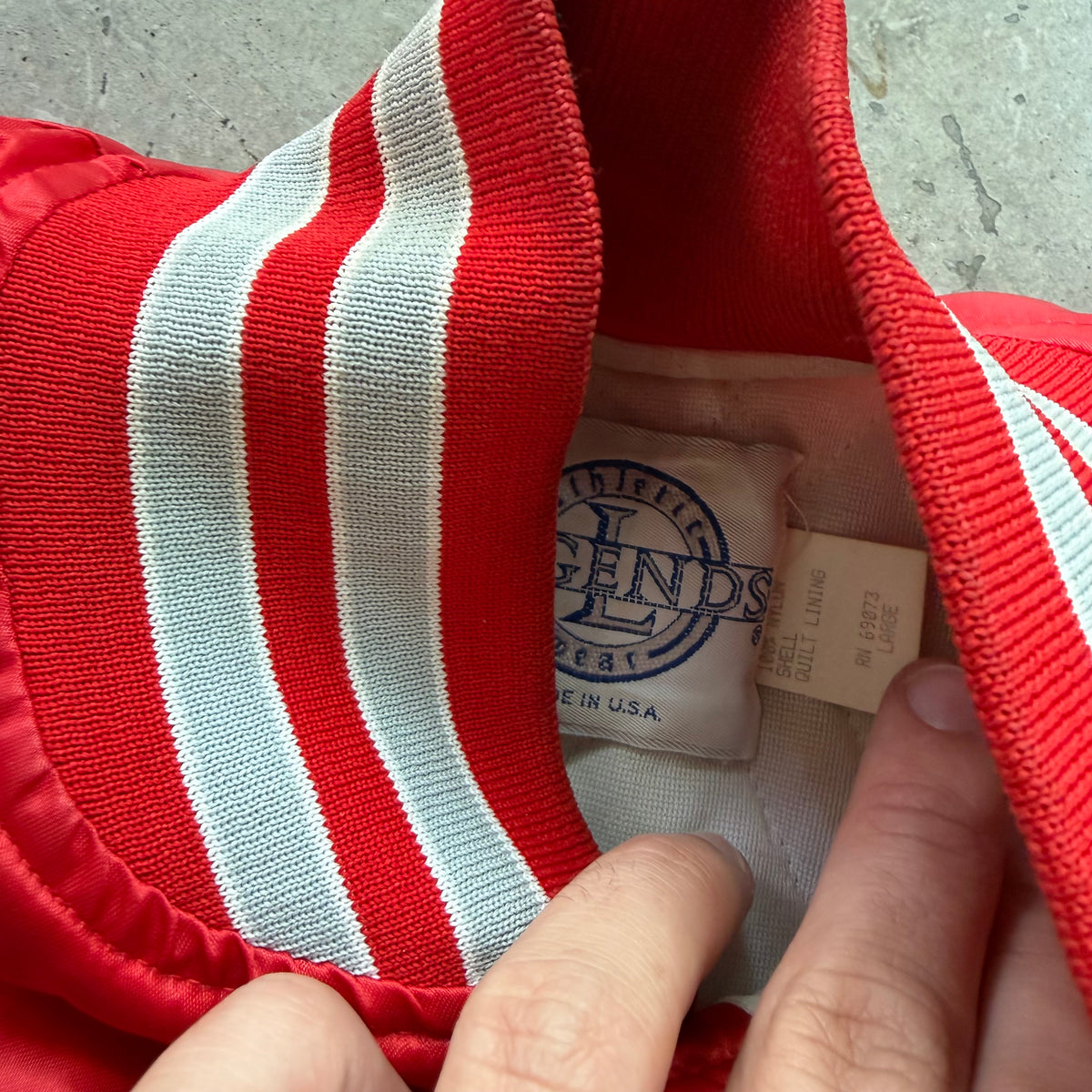 L 90 UNLV Basketball Champions Satin Bomber