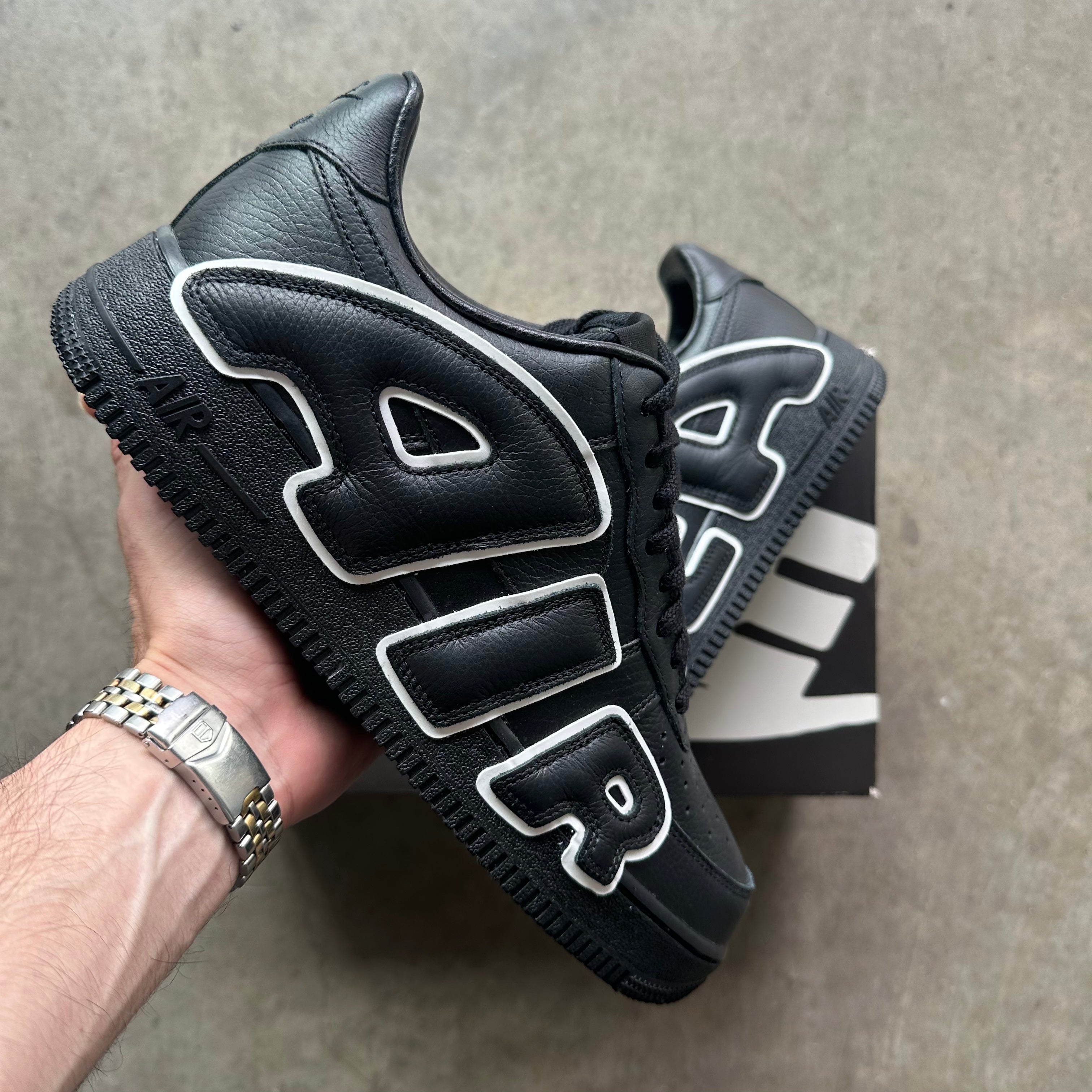9.5 Black CPFM Air Force 1 Low