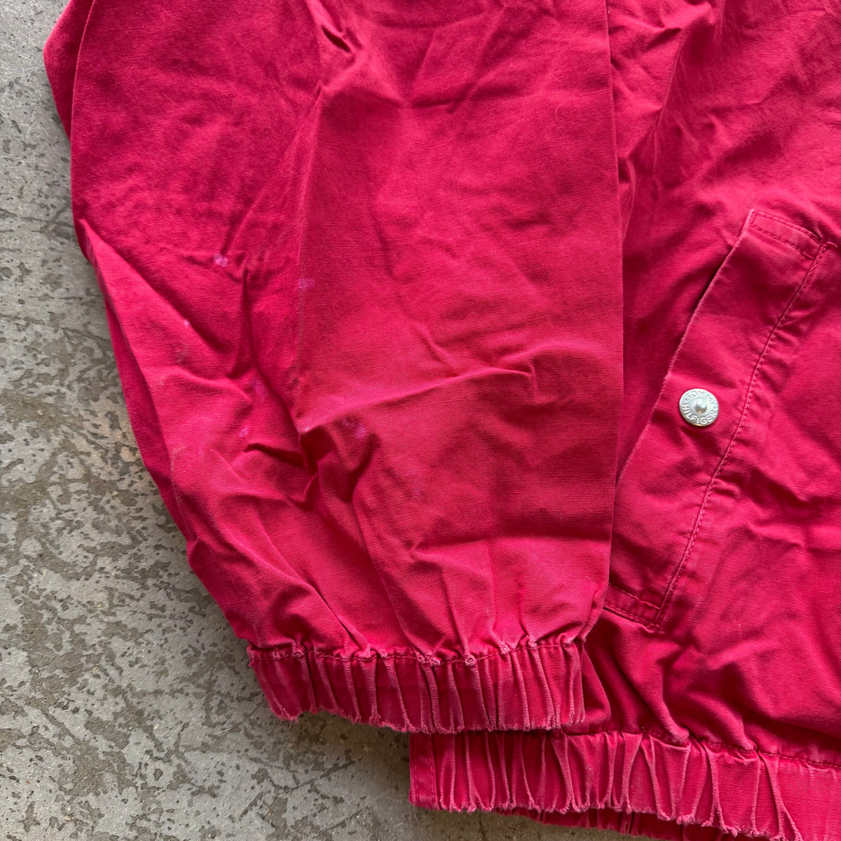 L 90s Tommy Hilfiger Fragrances Harrington Jacket