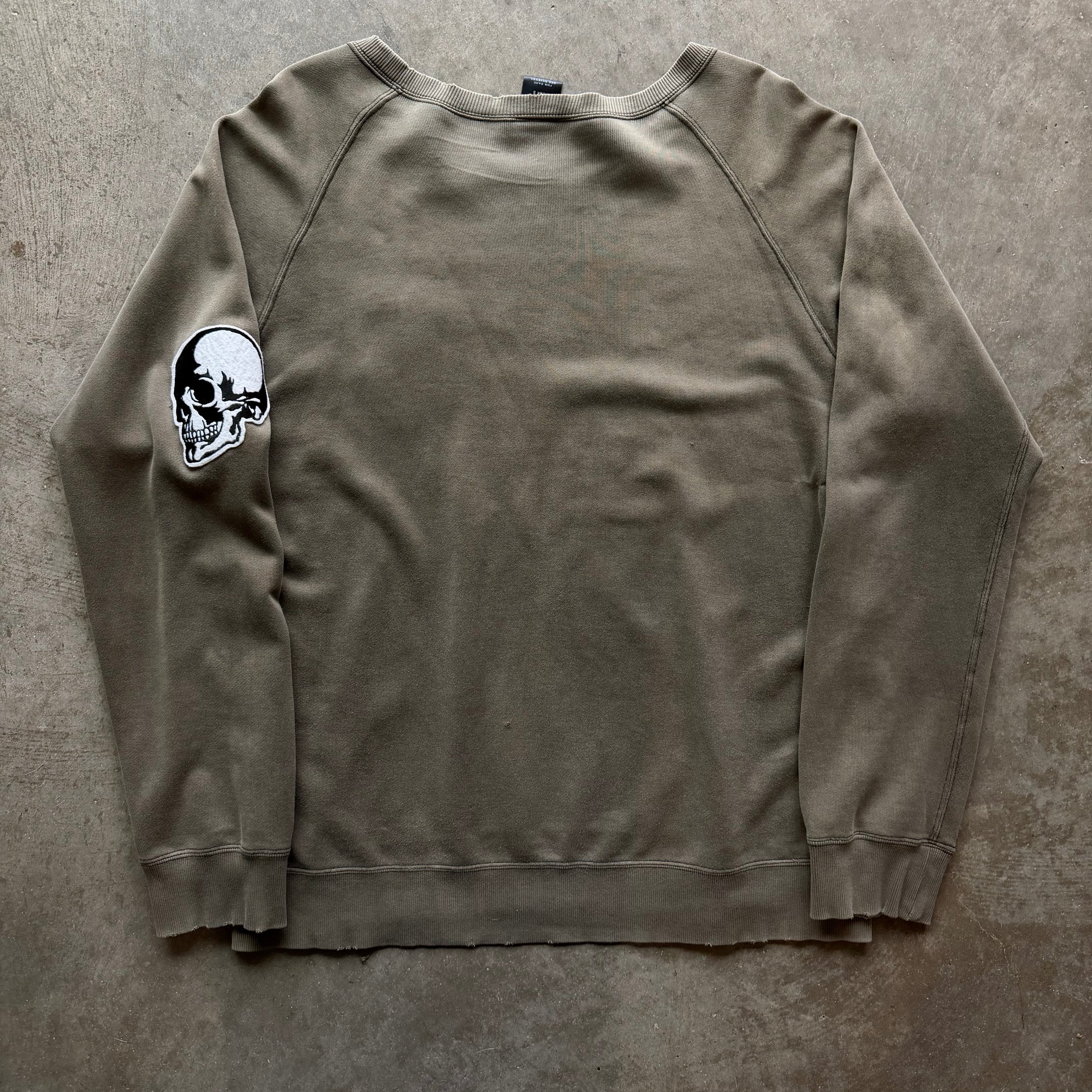 L Number Nine Double Skull Crewneck