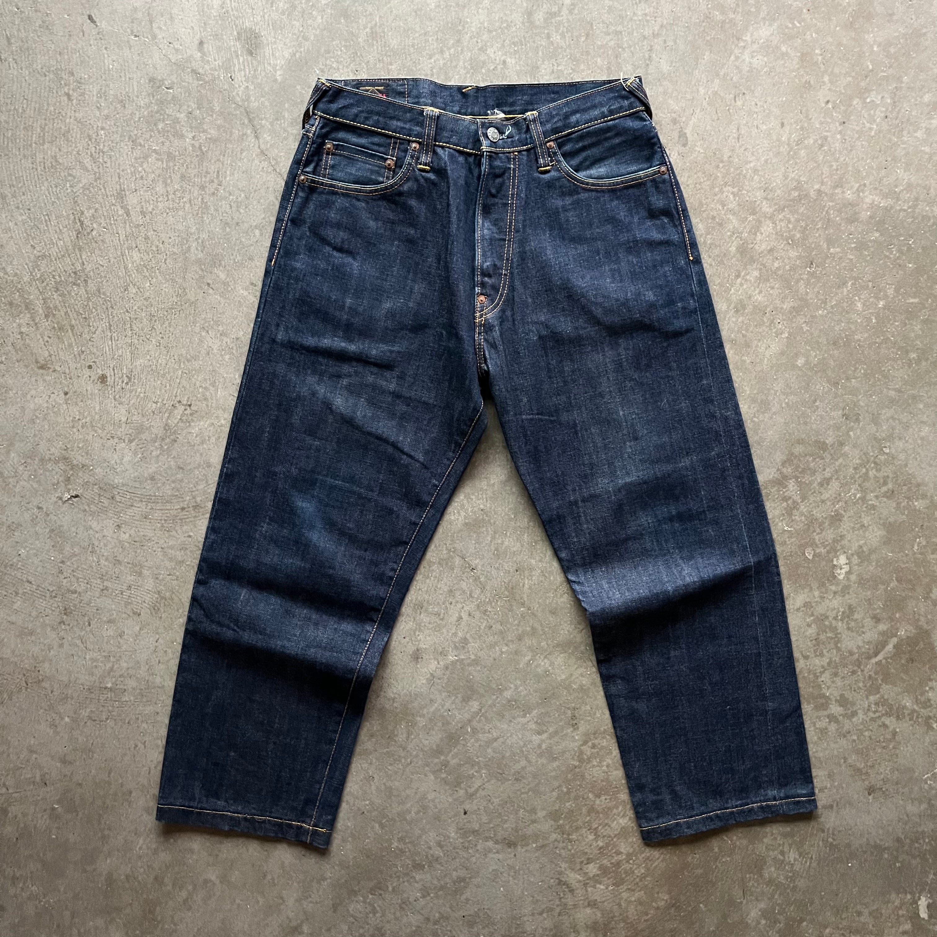 30x26 00s Smiley Face Evisu Jeans