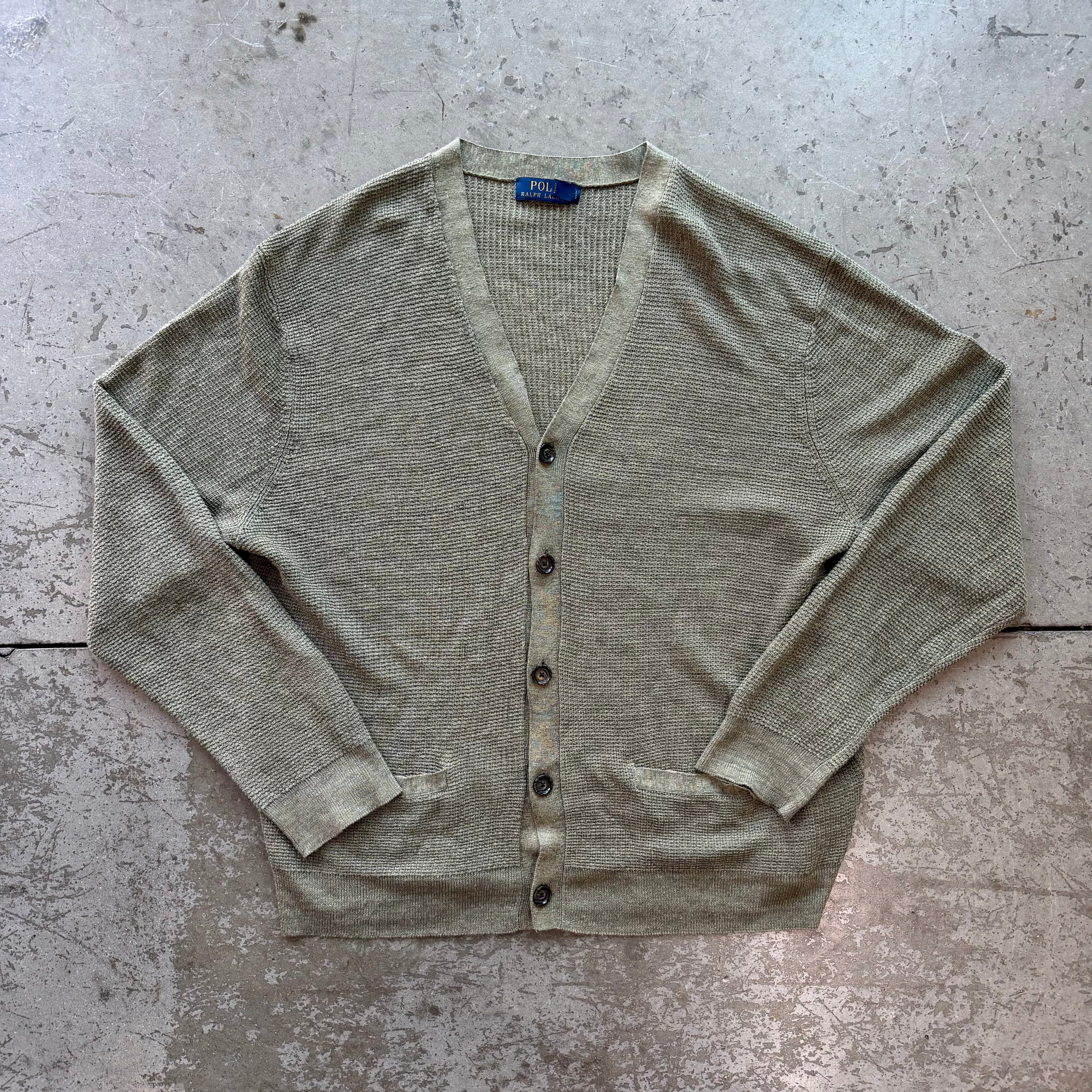 XXL Knit Polo Cardigan