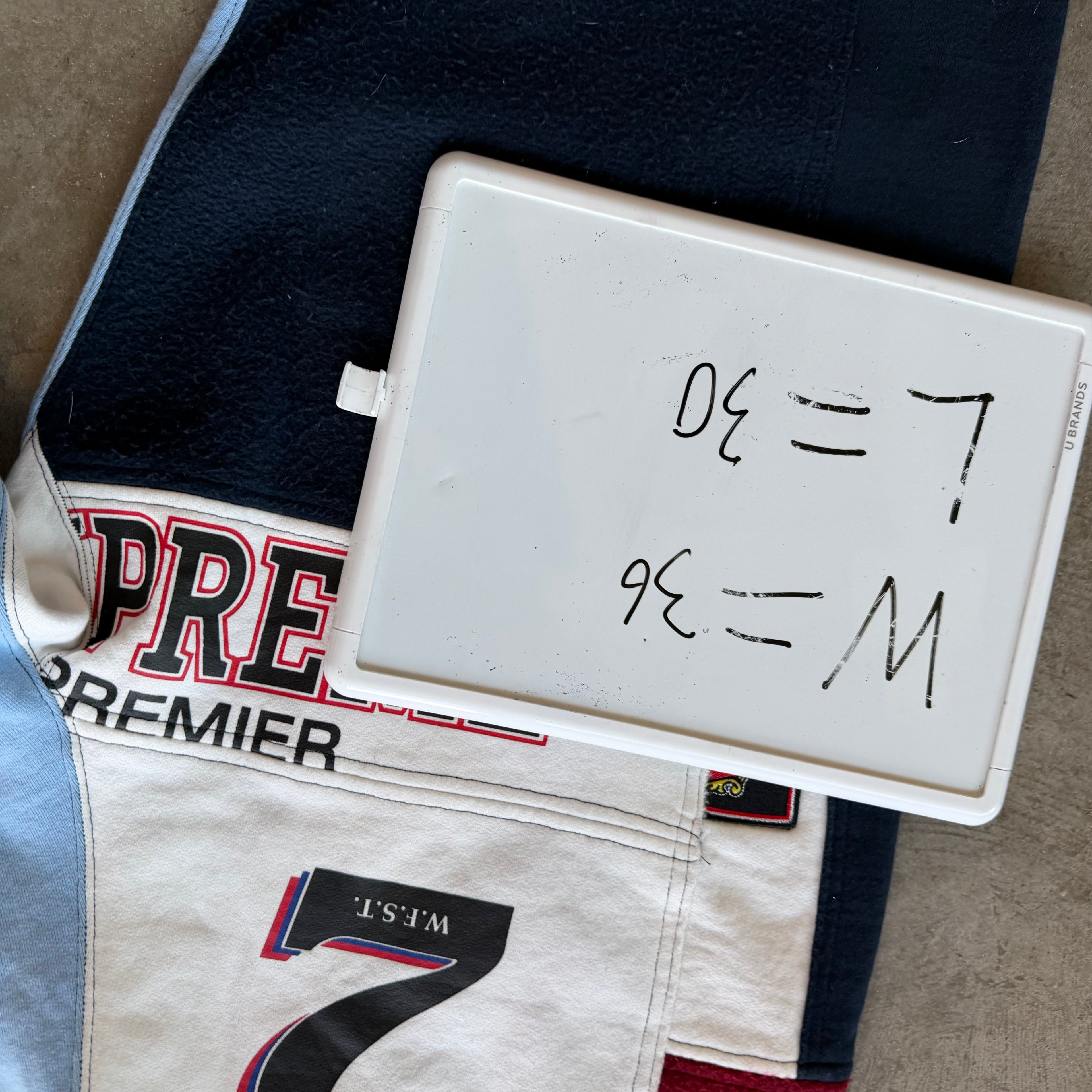 XL SS25 Supreme Patchwork Sweatpants