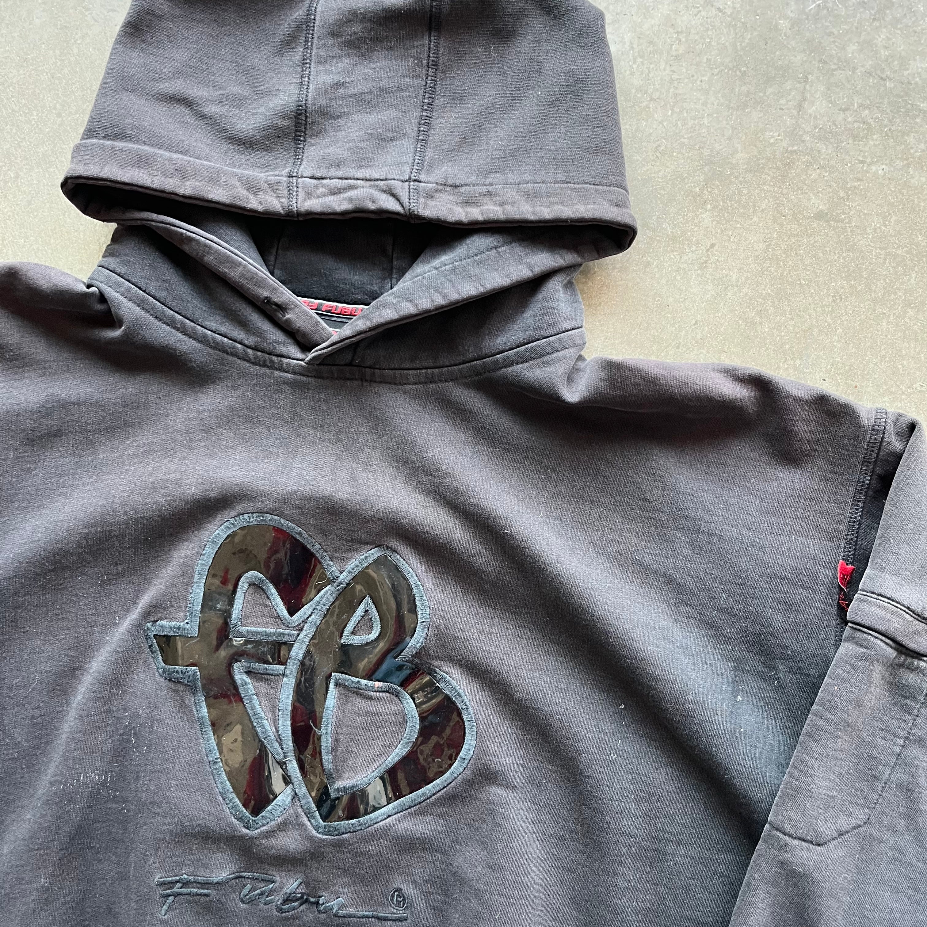 XL Y2K Black Fubu Hoodie