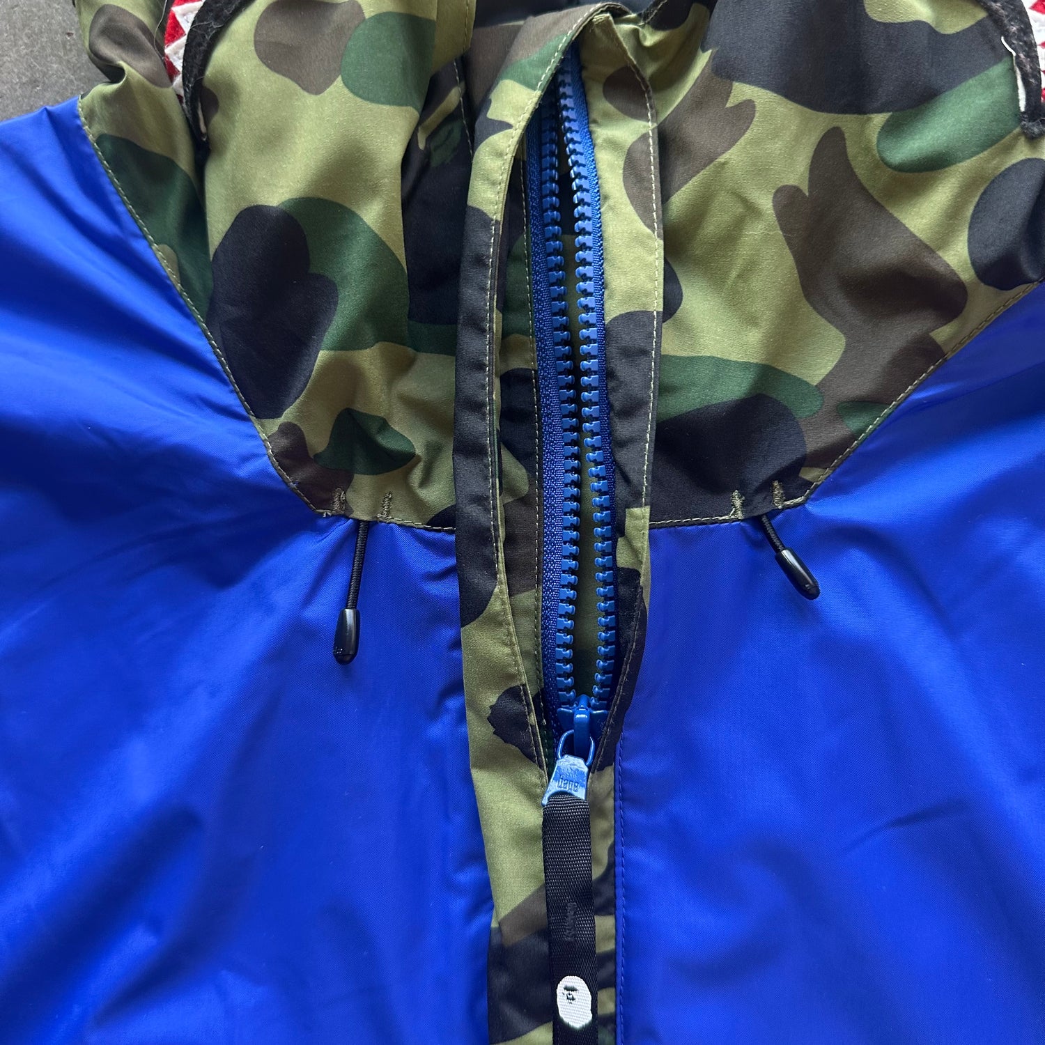 L Bape WGM Tigershark Anorak Hoodie