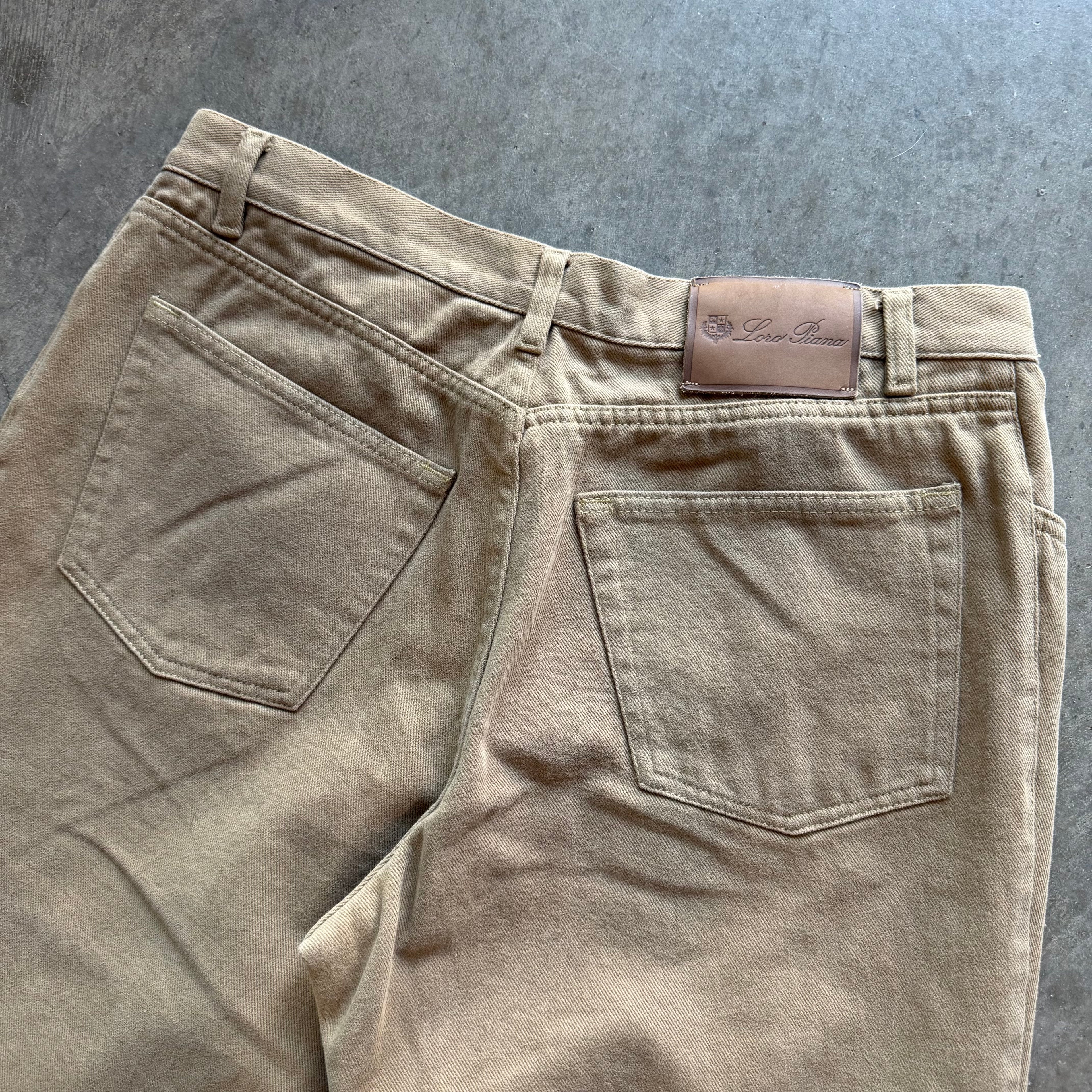 34x28 Loro Piana Beige Jeans