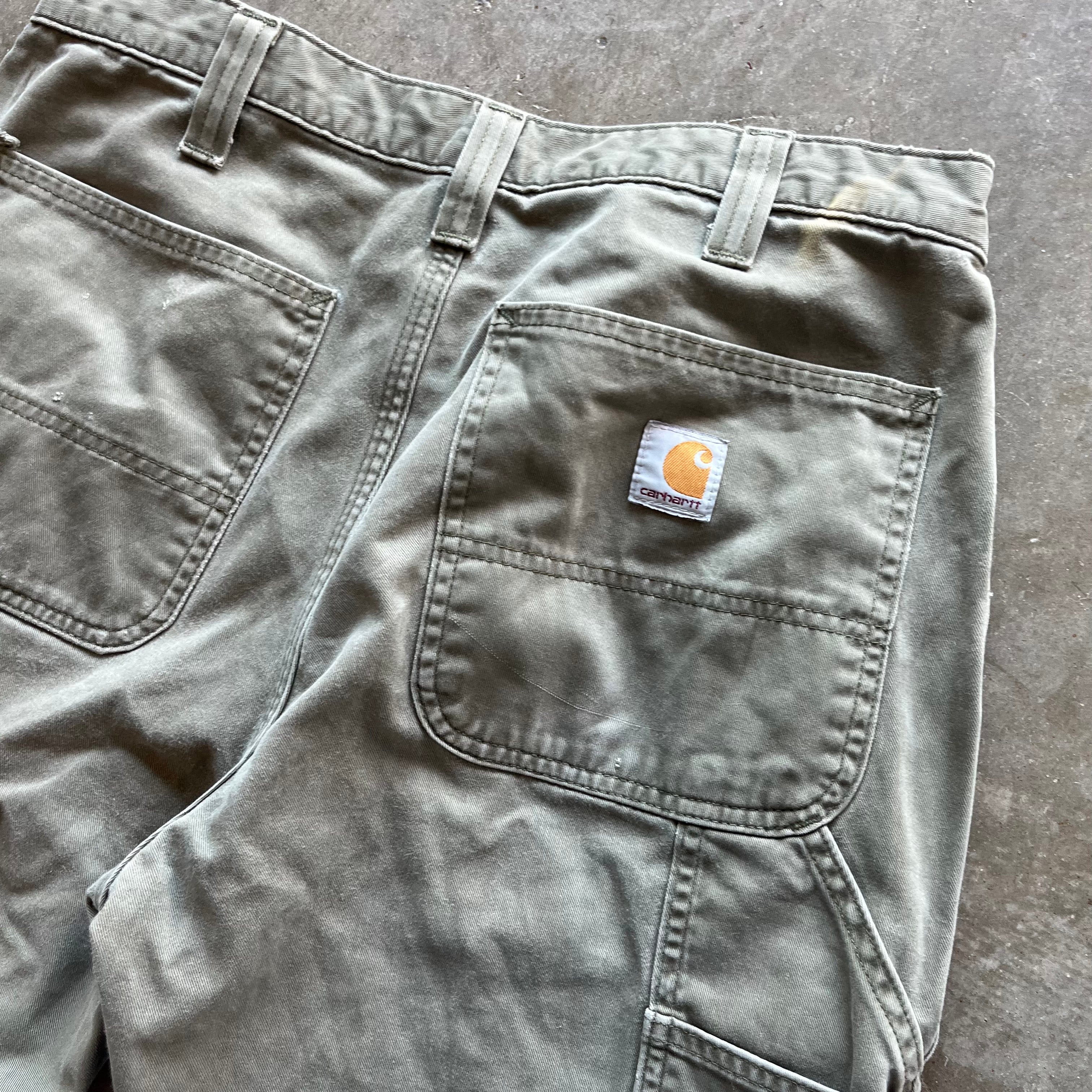 32x34 00s Olive Carhartt Pants