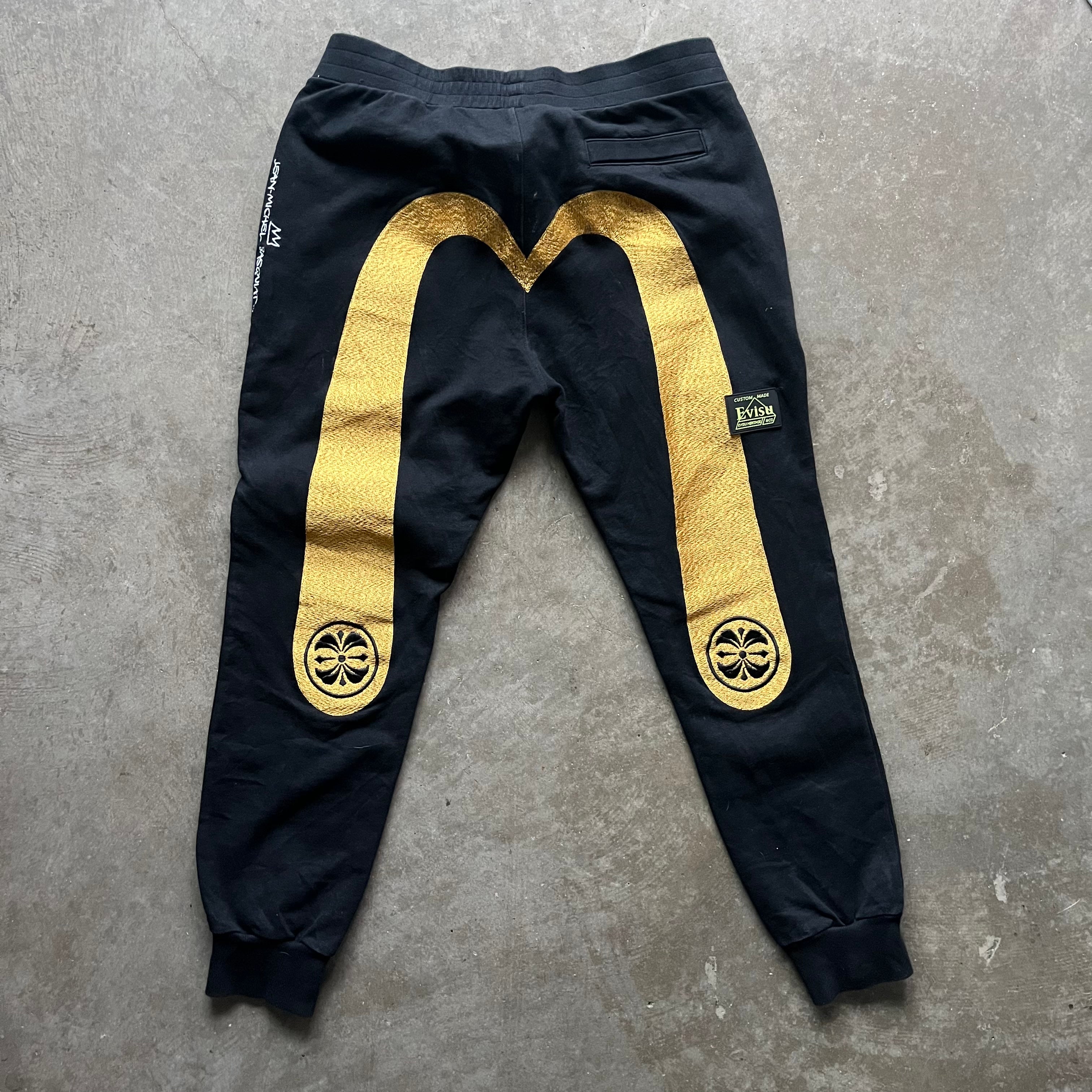 34x27 Evisu Basquiat Sweatpants