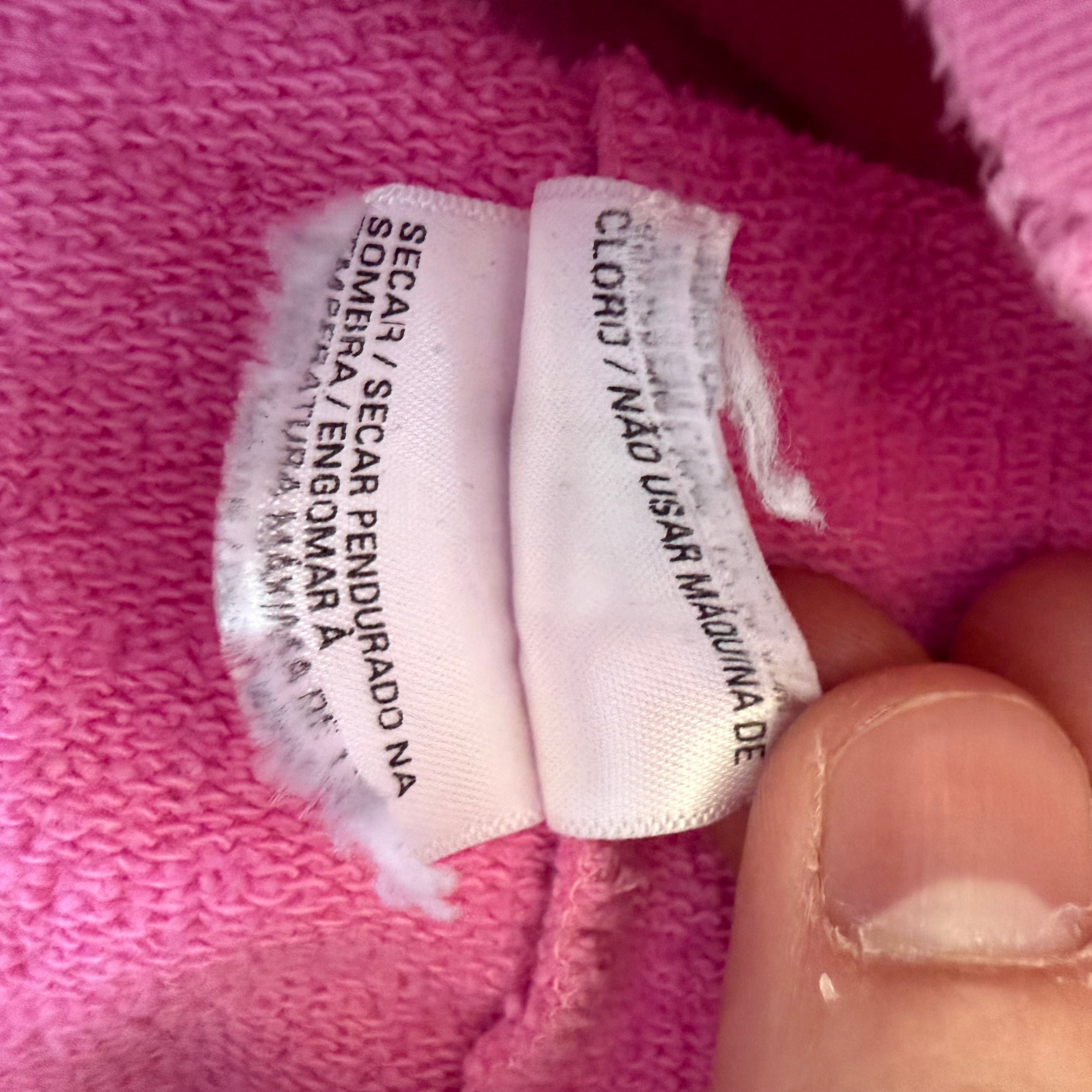 XXL Balenciaga Distressed Pink Polo Zipup