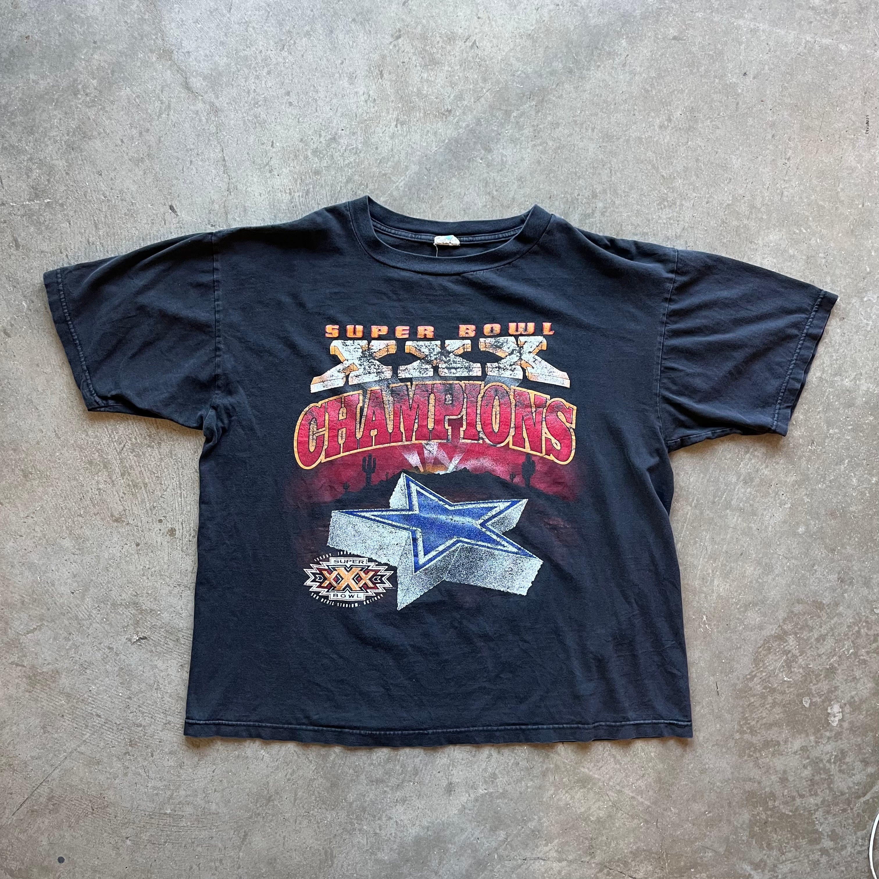 XXL 90s Faded Cowboys Tee