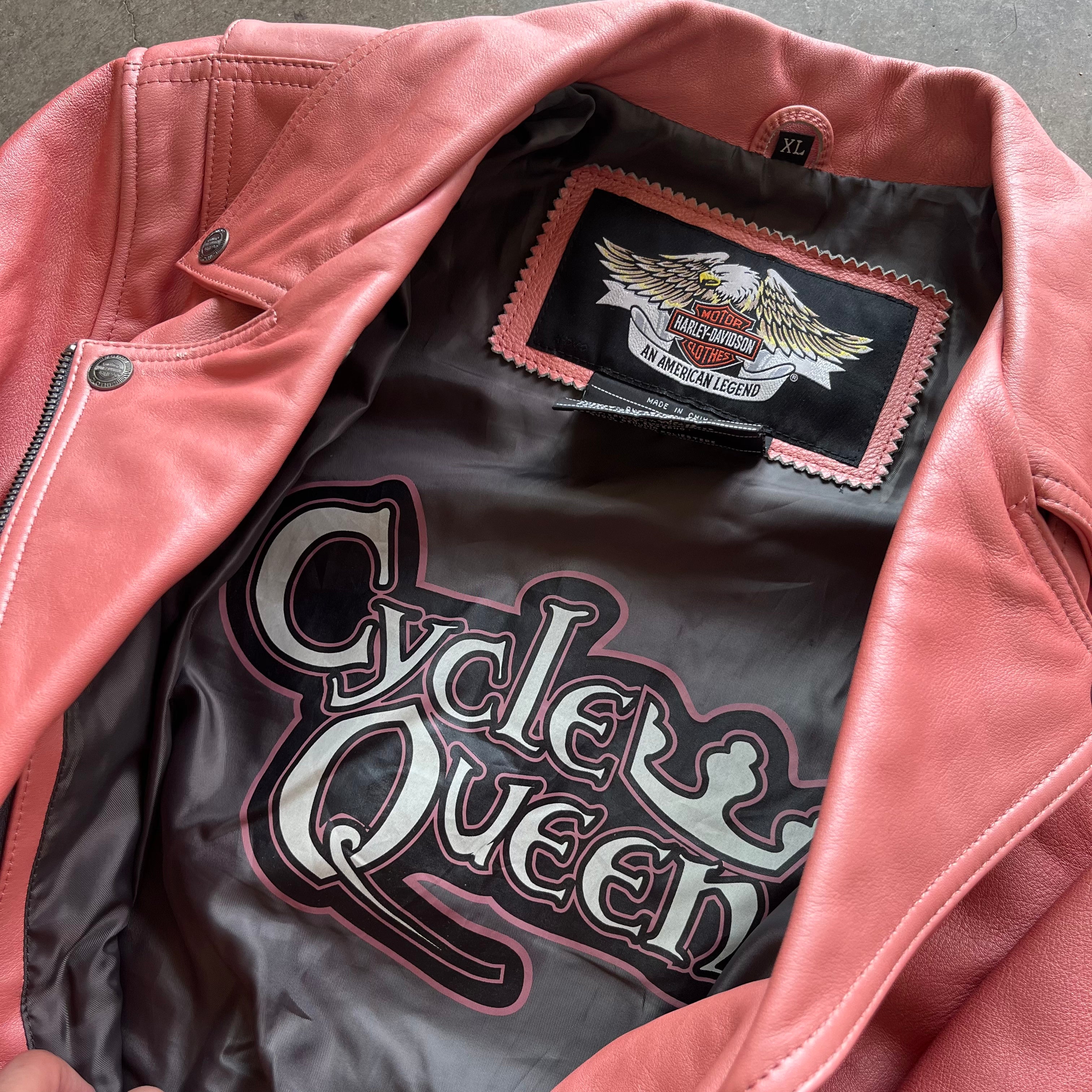 XL 90s Cycle Queen Harley Davidson Jacket