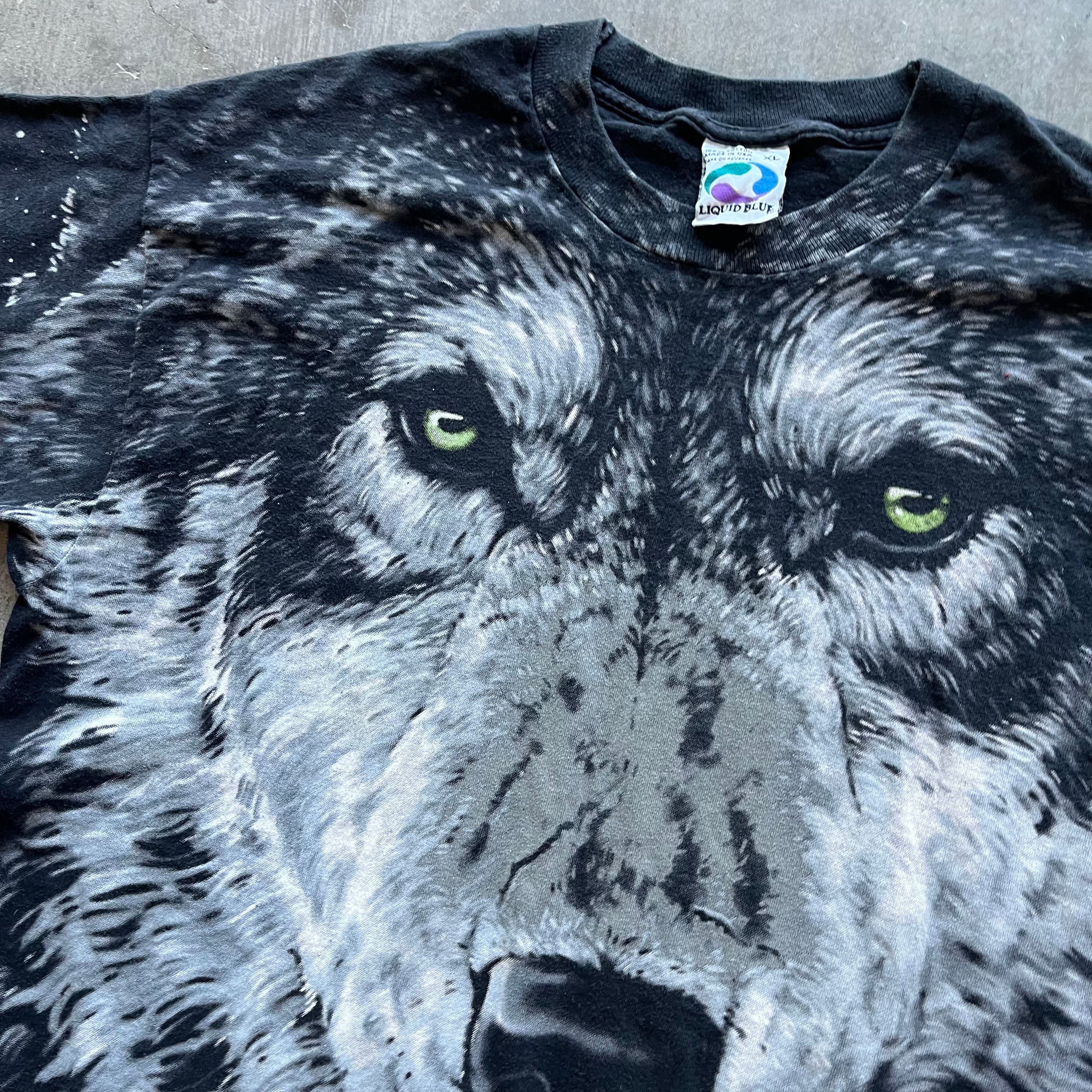 XL 95 Liquid Blue Wolf Tee