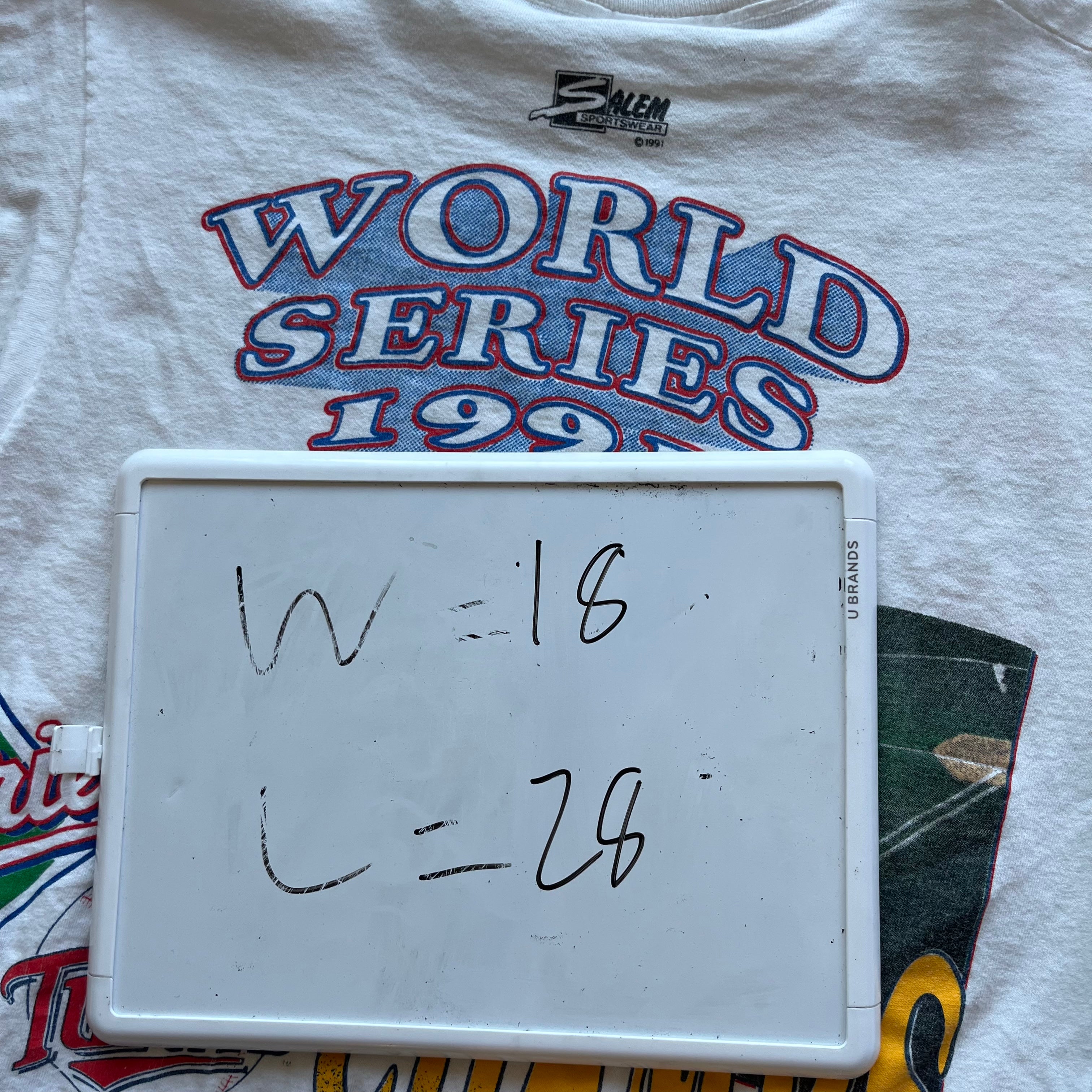 L 91 World Series Twins Tee