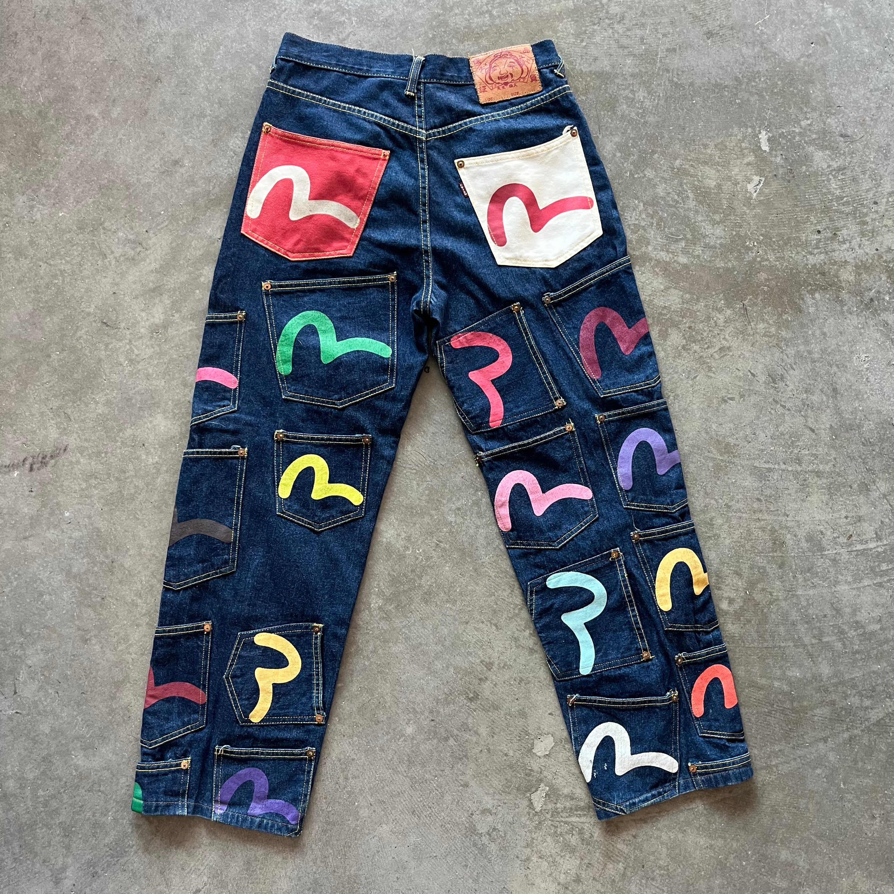 31x30 Multi-pocket Evisu Jeans