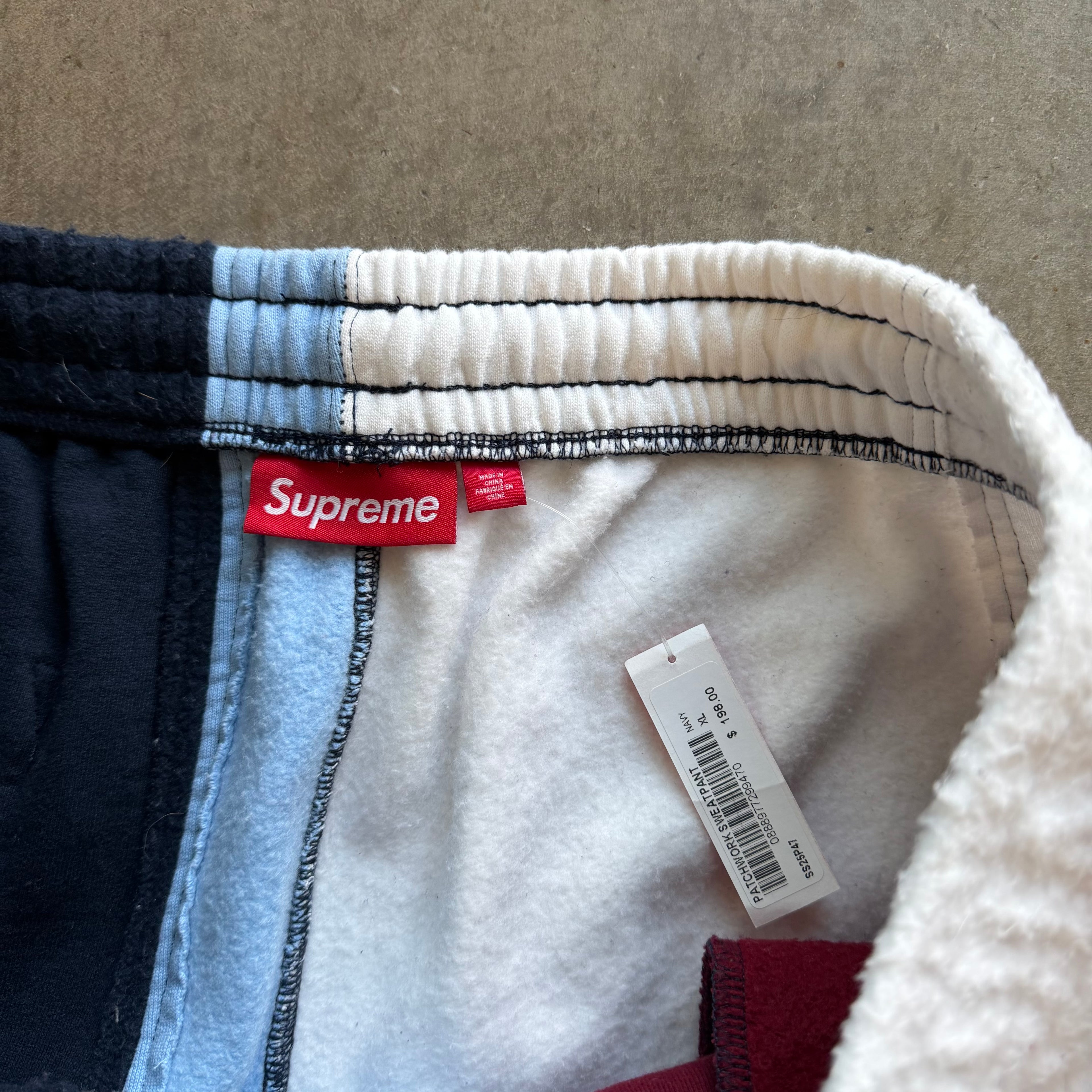 XL SS25 Supreme Patchwork Sweatpants