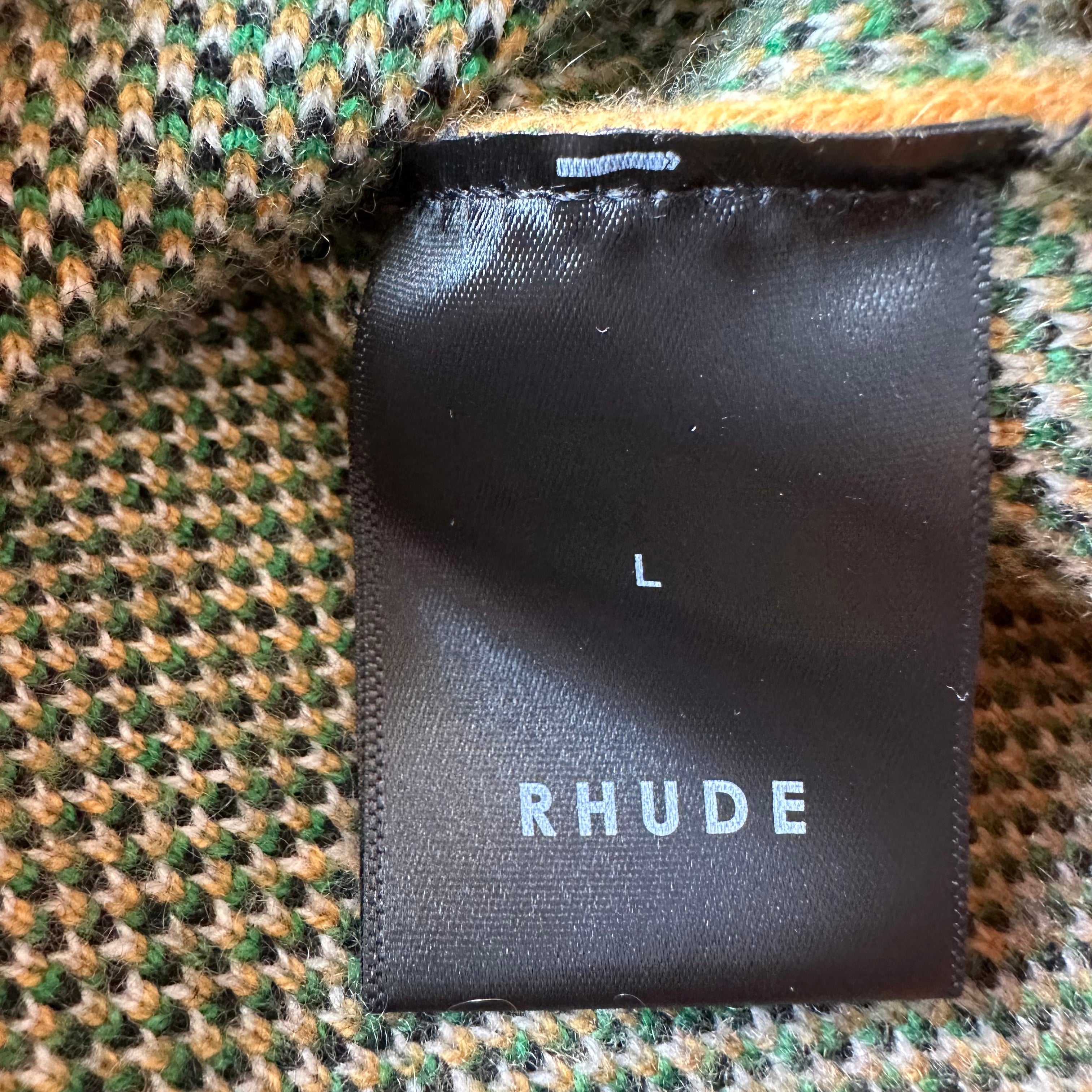 XL Rhude Intarsia Knit Sweater