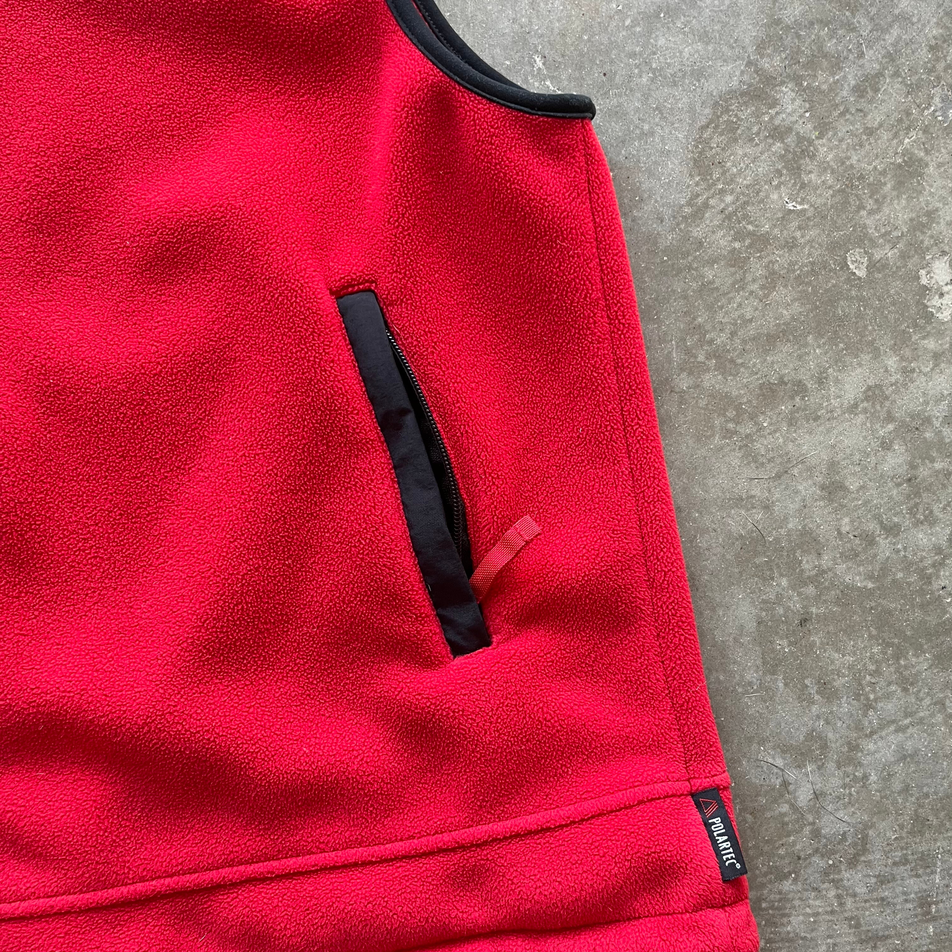XL 00s Fleece Polo Vest